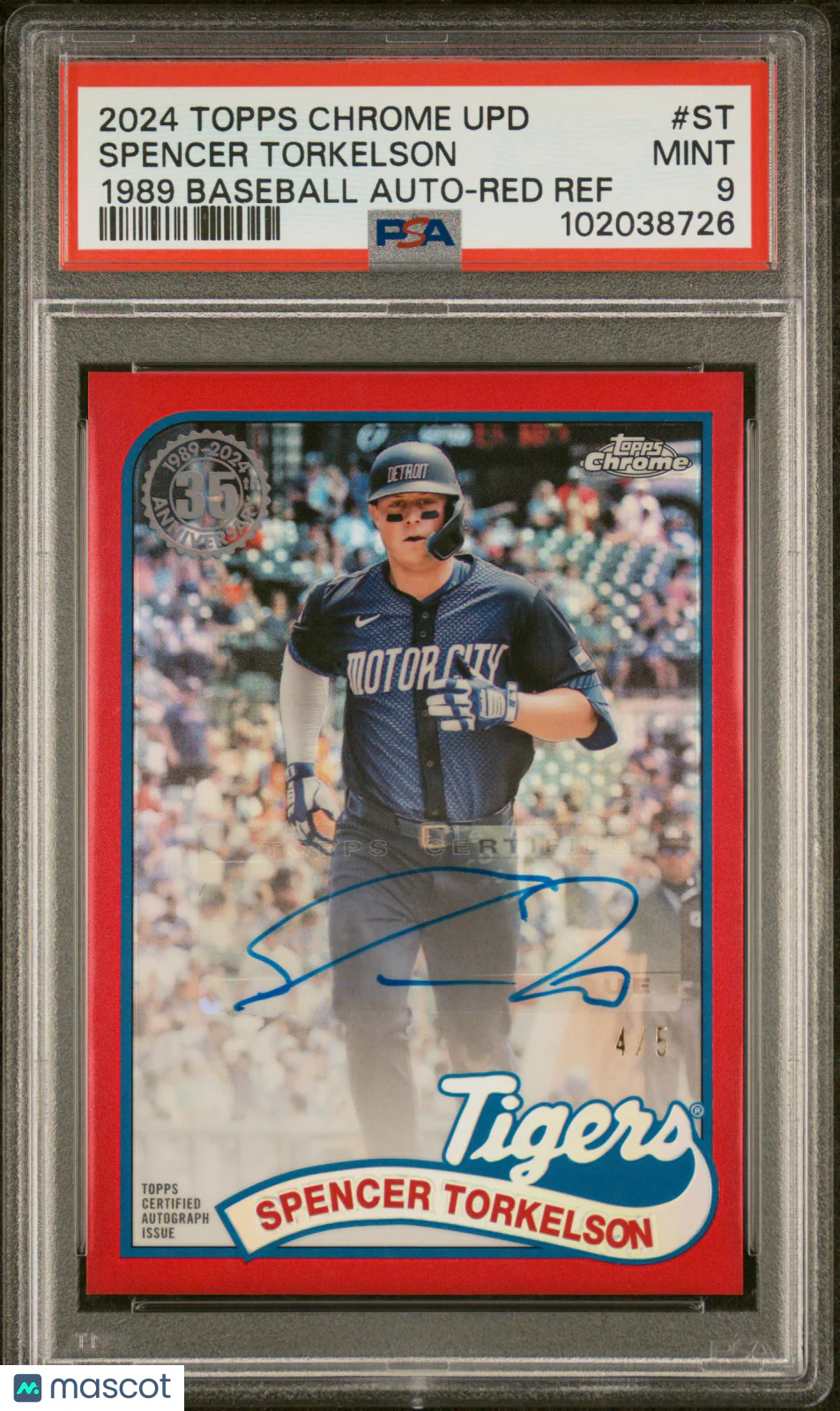 Spencer Torkelson 2024 Topps Chrome Update 1989 A