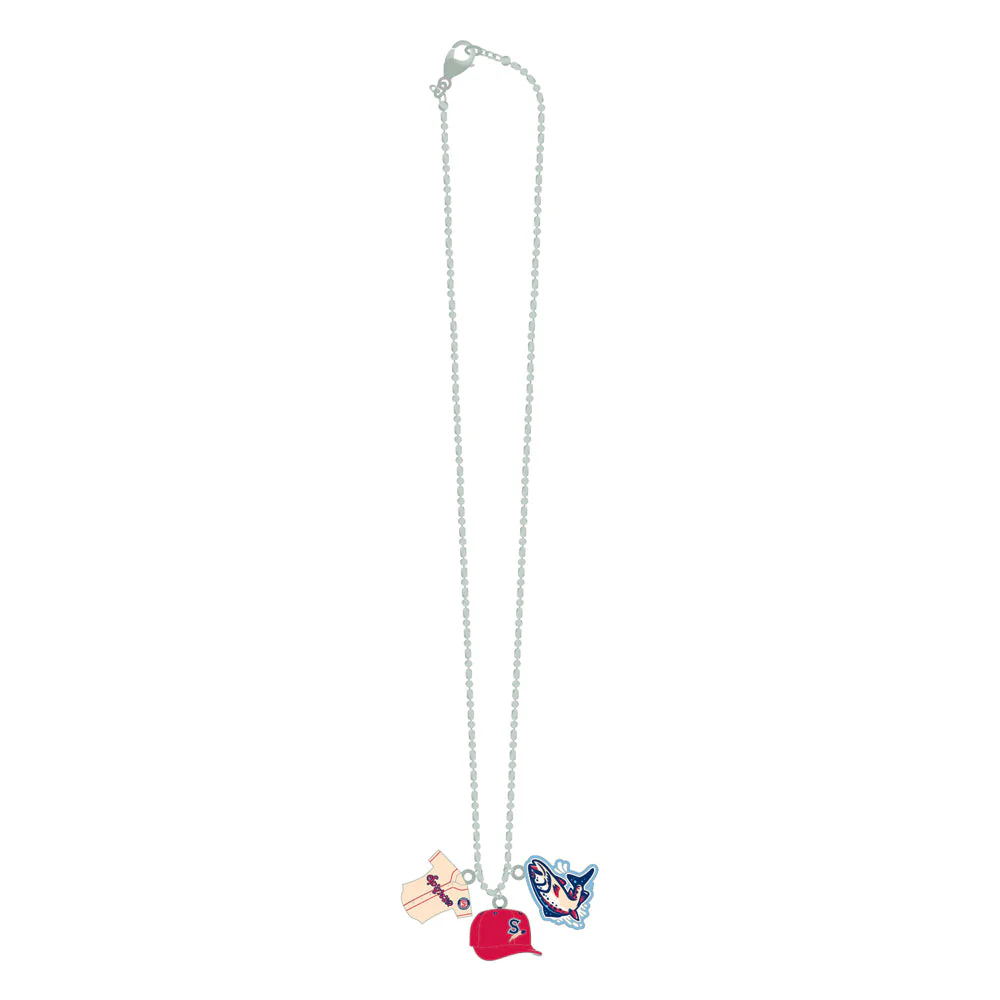 Spokane Indians 3-Charm Necklace