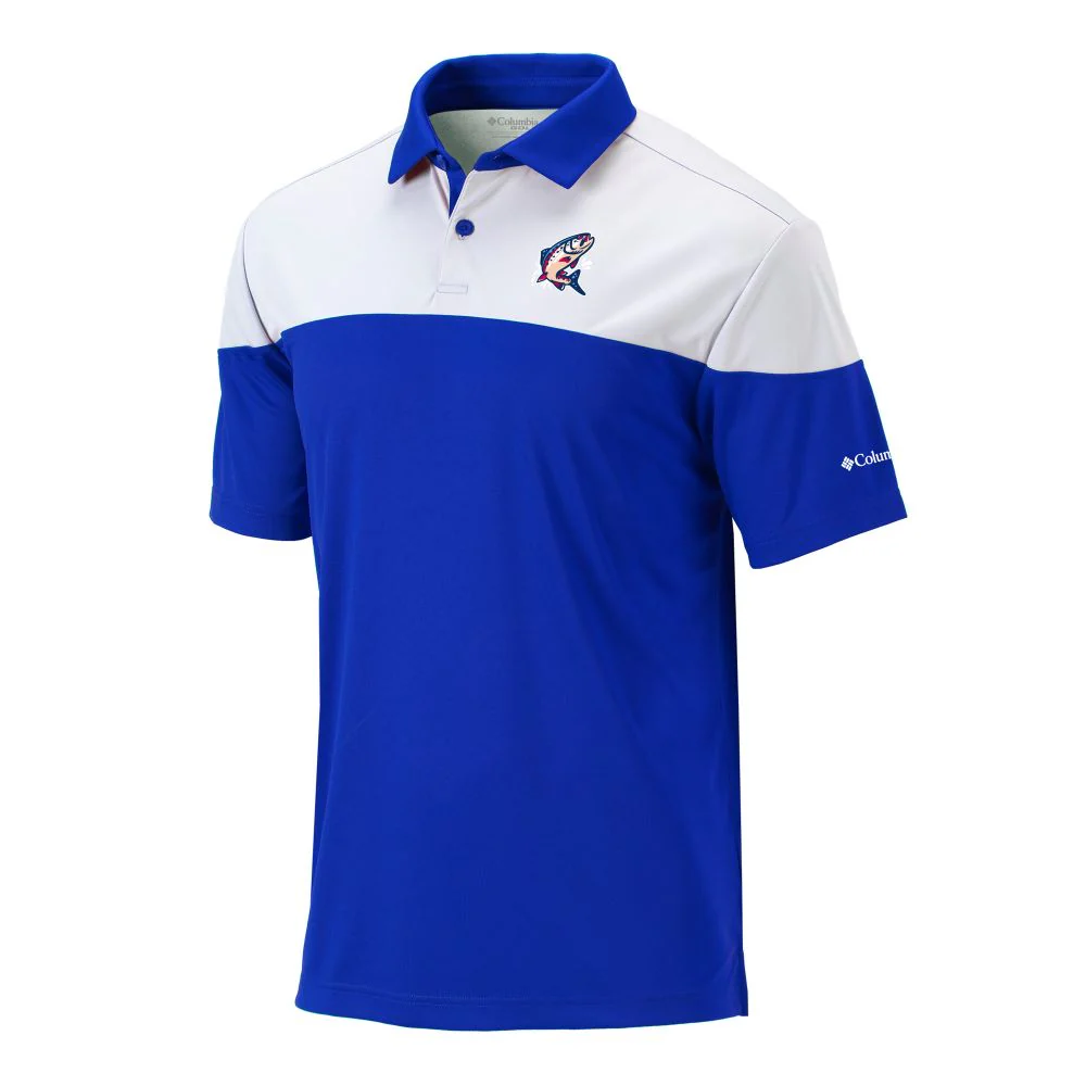 Spokane Indians Columbia Sportswear Azul Redband Polo