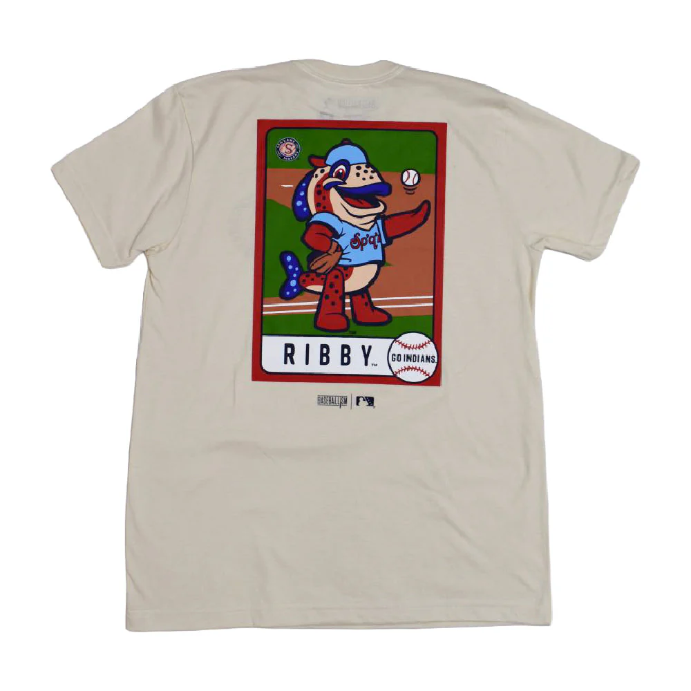Spokane Indians Baseballism RIBBY the Redband Trout Card Tee