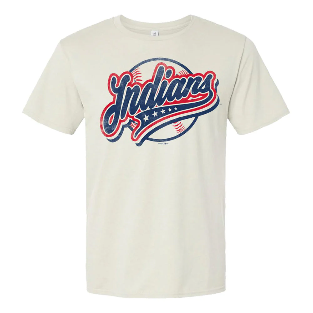 Spokane Indians Cursive USA 4th of July Tee