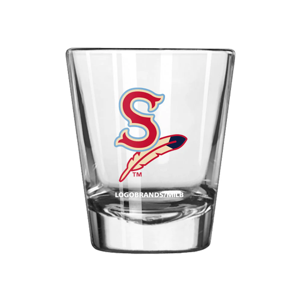 Spokane Indians Home Cap Logo Shot Glass
