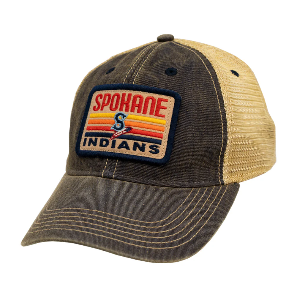 Spokane Indians Legacy Old Favorite Navy Daybreak Trucker Cap