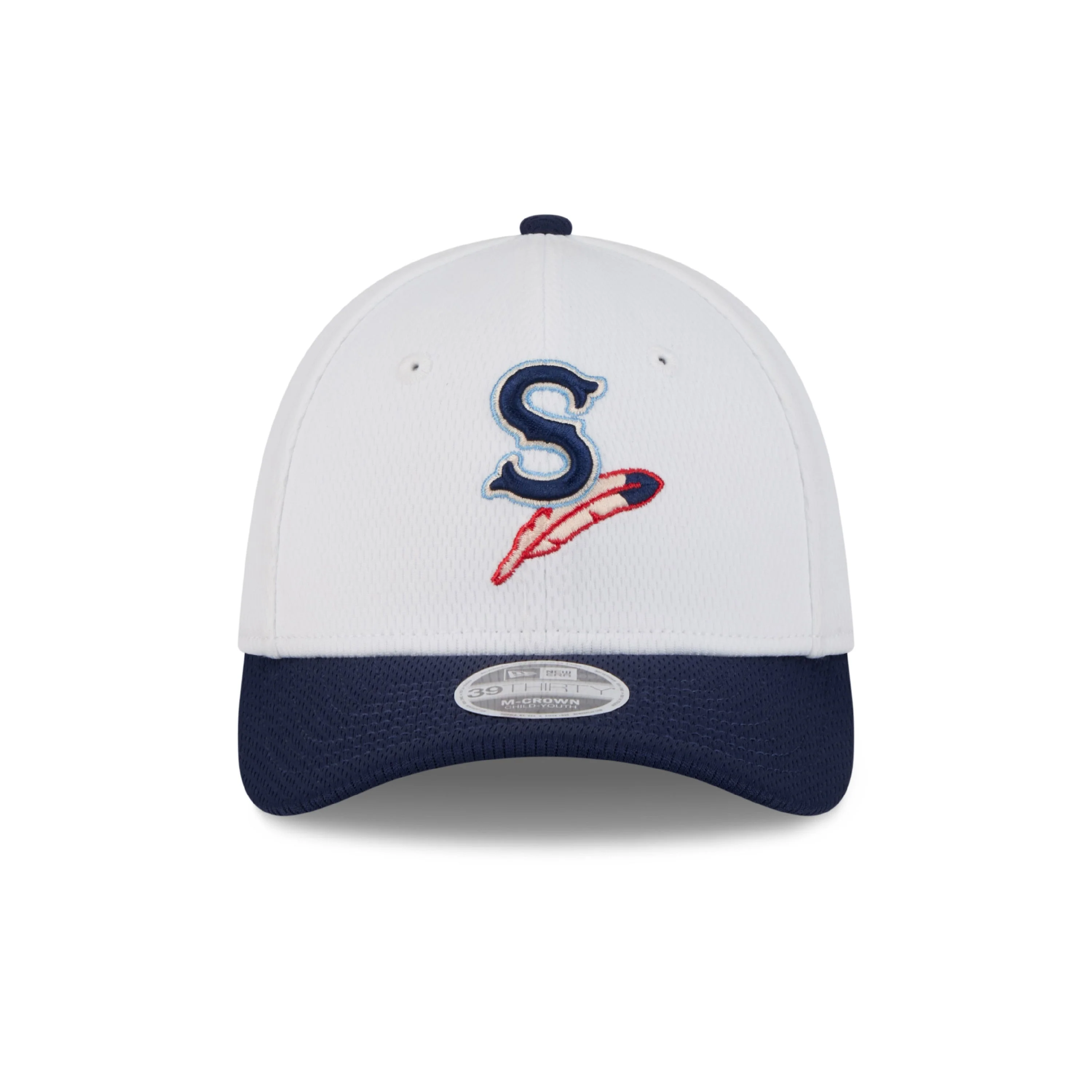 Spokane Indians New Era Kids 39THIRTY Flex Fit Baseball Cap - Image 3