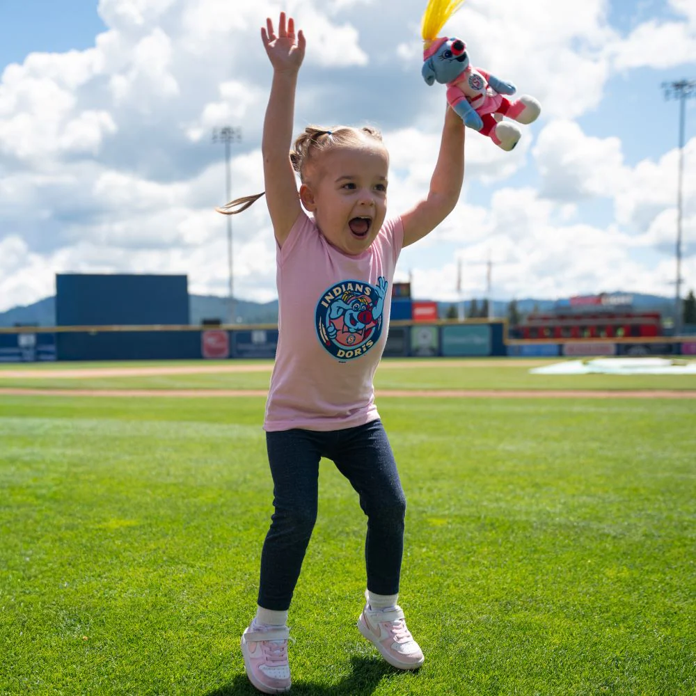 Spokane Indians Toddler Doris Logo  Tee - Image 2