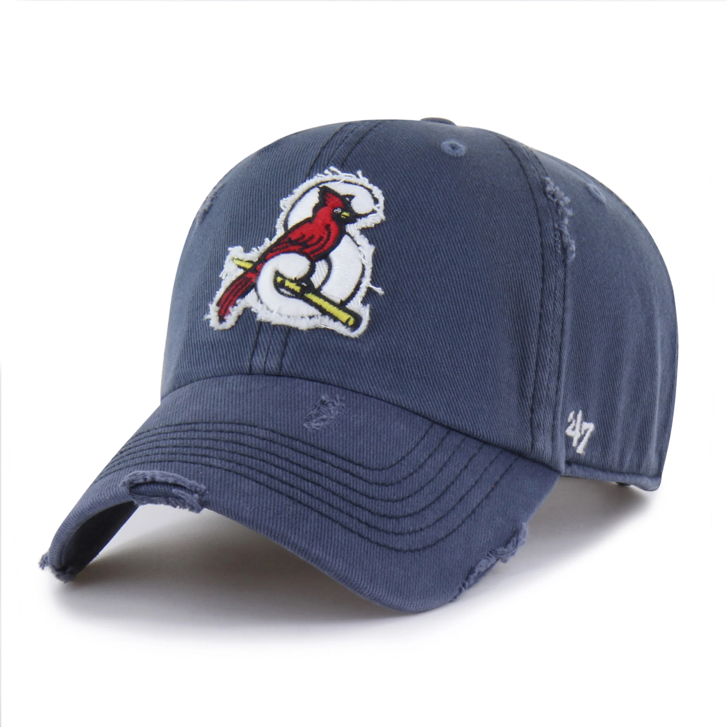 Springfield Cardinals 47 Brand Weathered Clean Up Dad Hat
