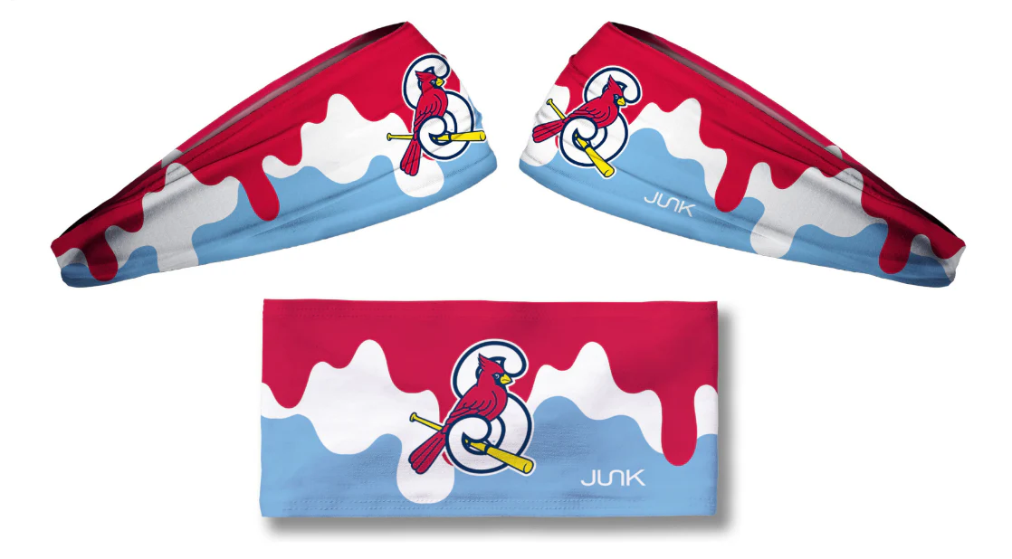 Springfield Cardinals Bomb Pop Double Drip Headband
