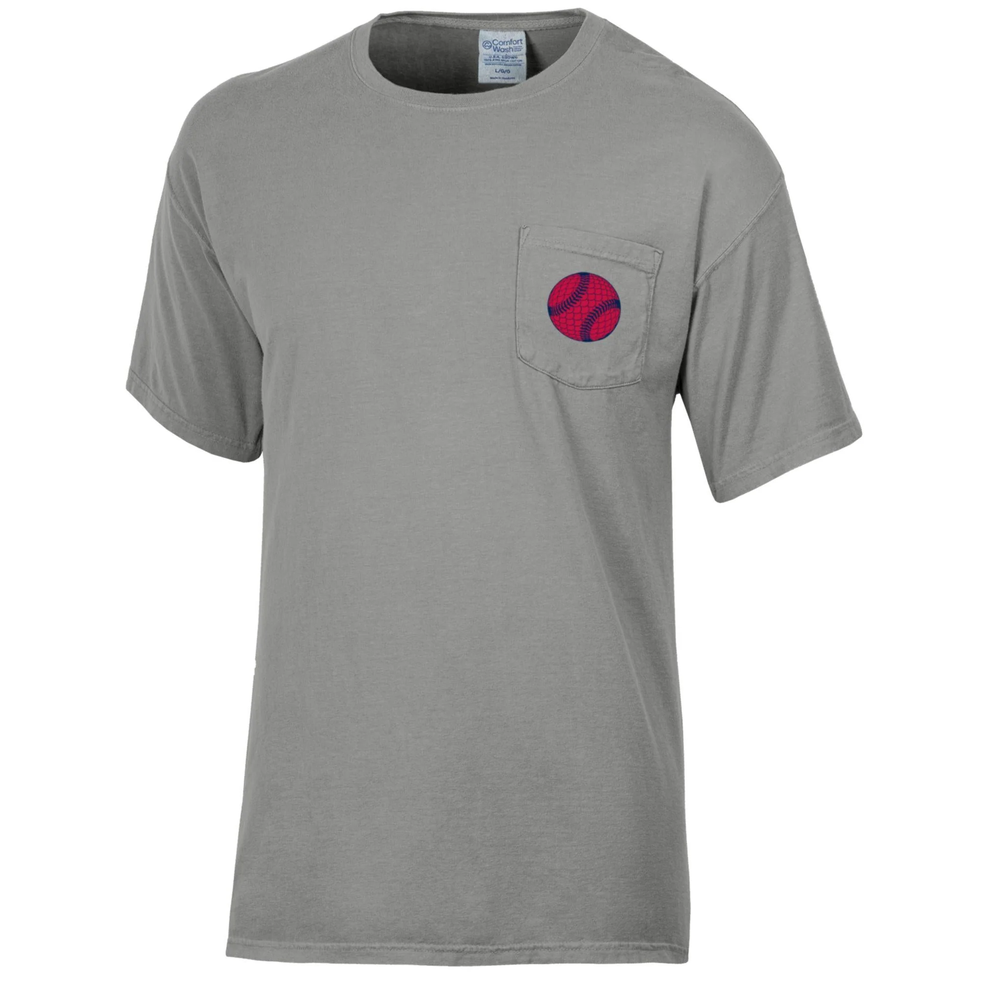 Springfield Cardinals Comfort Wash Men's Short Sleeve Pocket Tee - Image 2