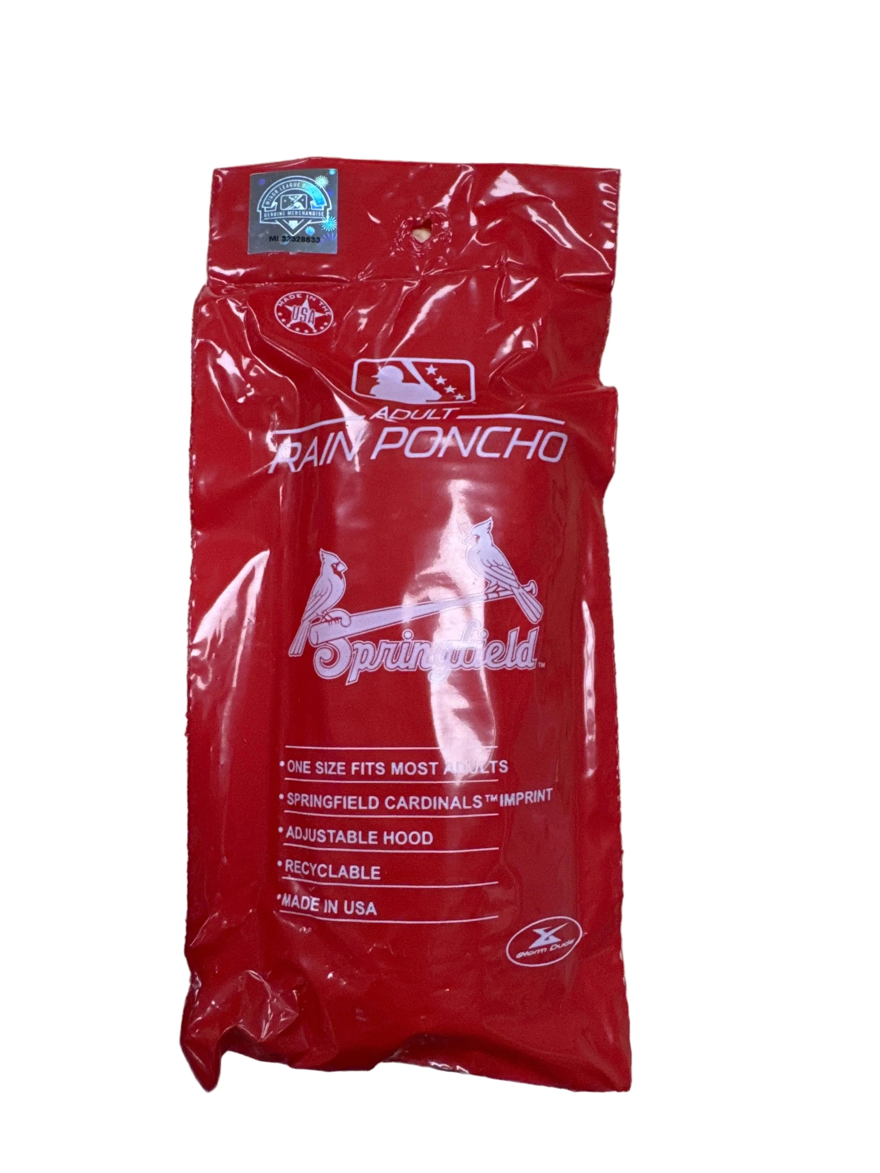 Springfield Cardinals Poncho