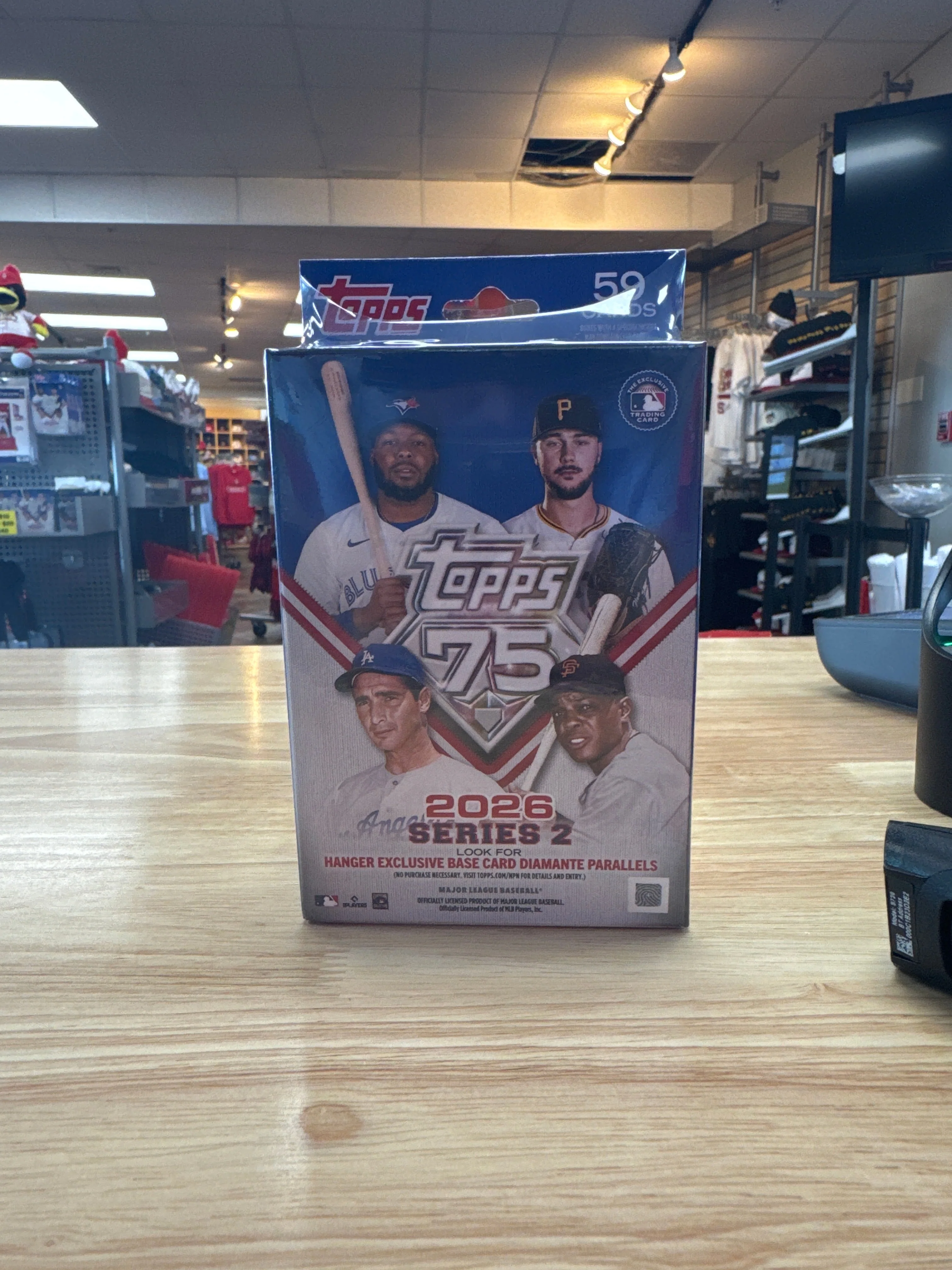 Springfield Cardinals Topps 26 Series 2 Baseball Hanger