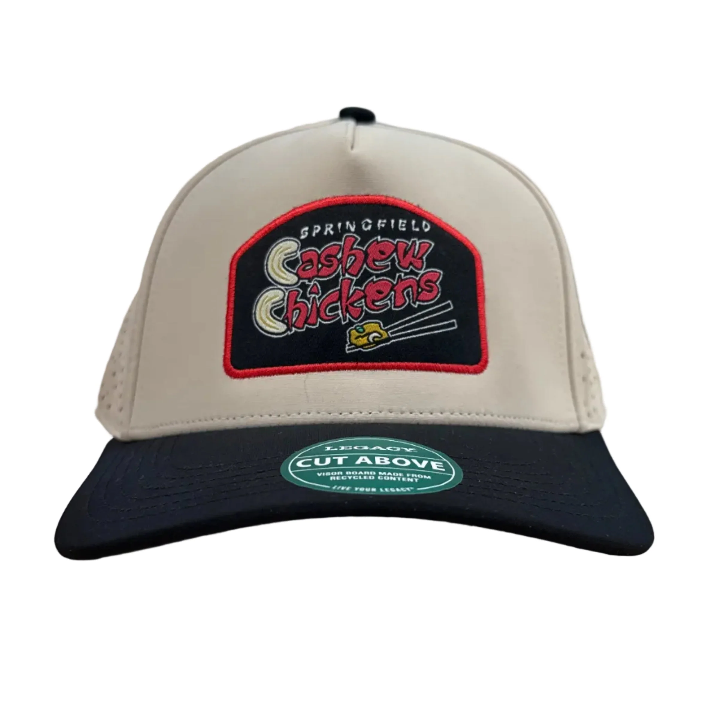 Springfield Cashew Chickens CUT Cashew Crest Woven Patch Snapback