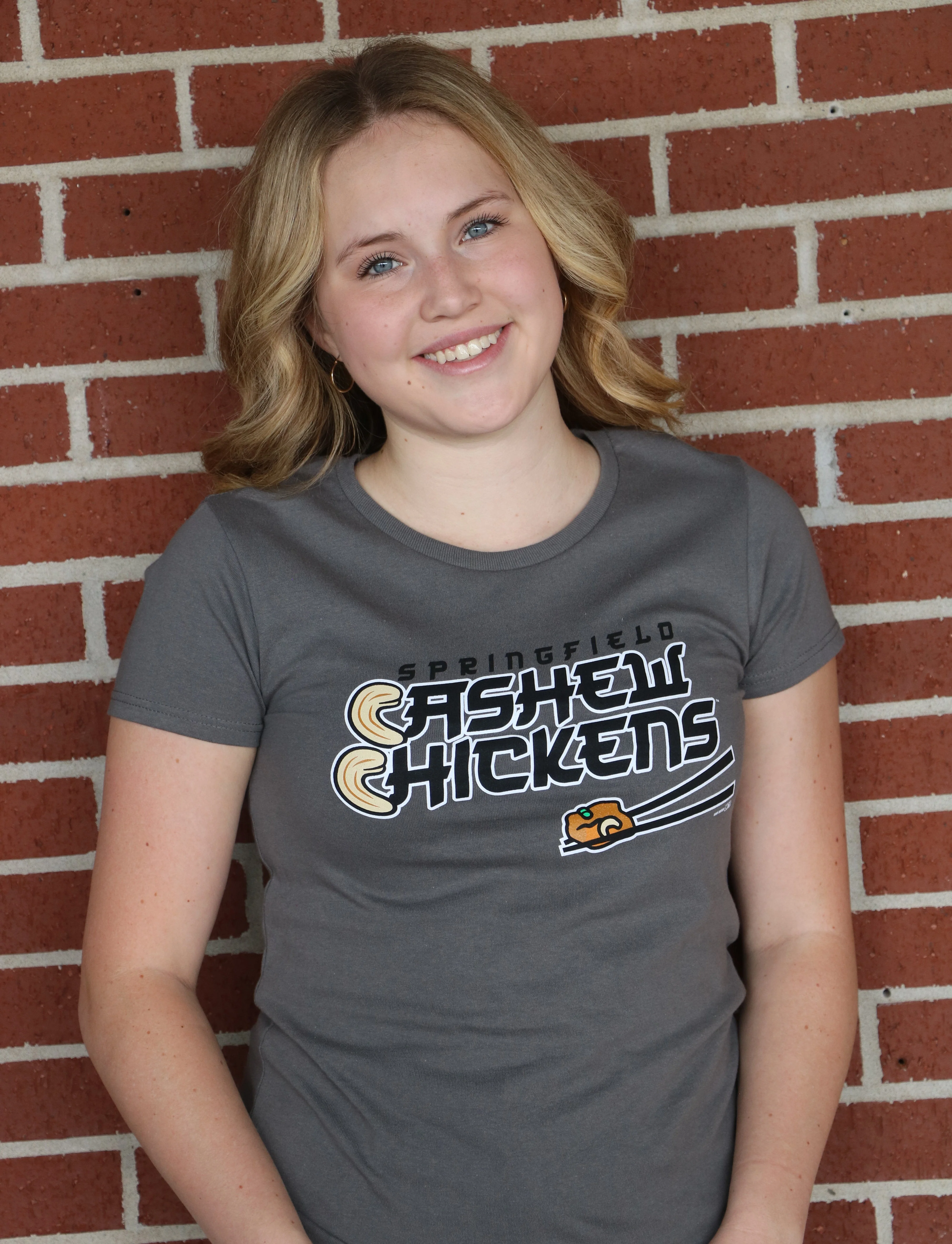 Springfield Cashew Chickens Ladies Tee - Image 4