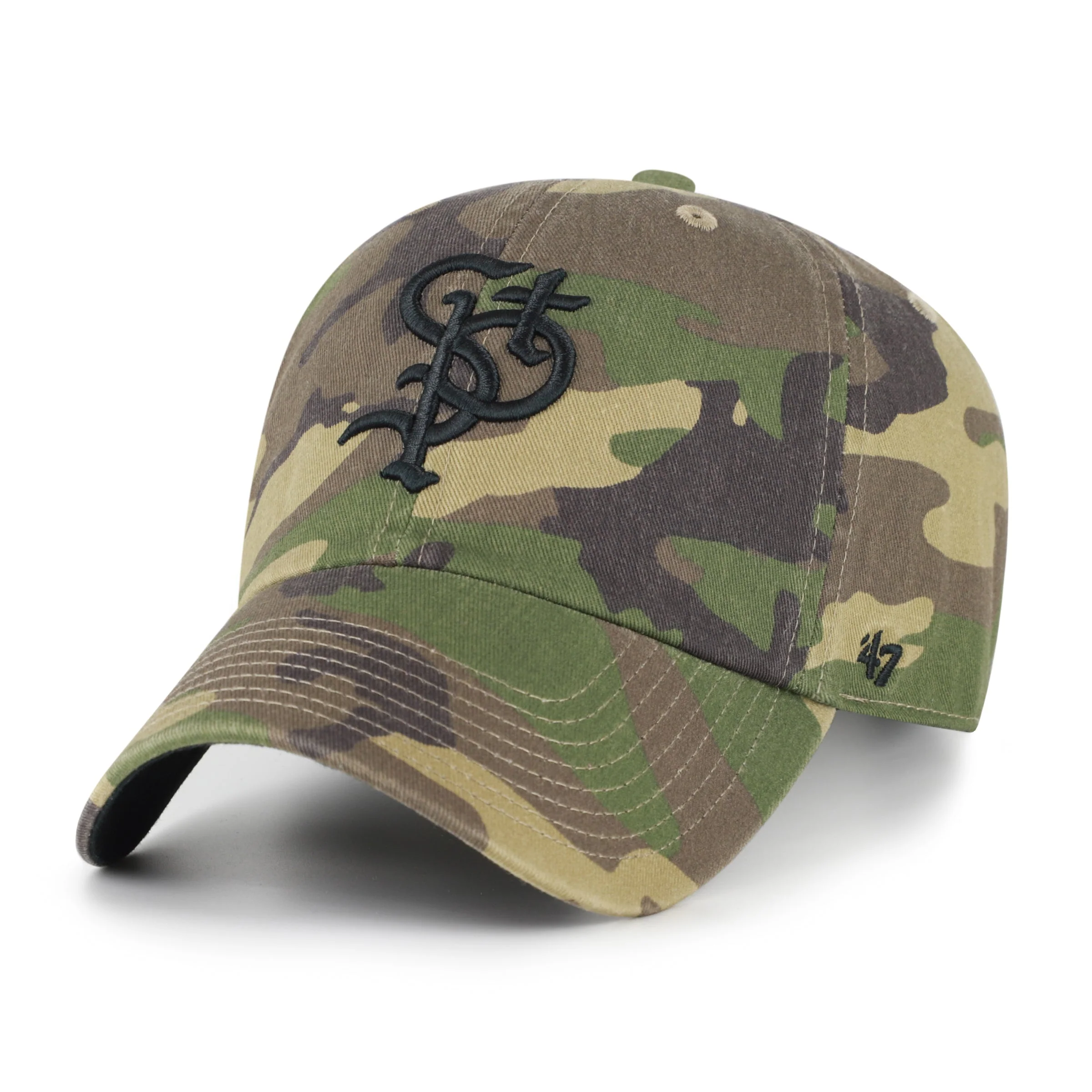 St. Paul Saints 47' Brand Clean Up Adjustable Camo Hat