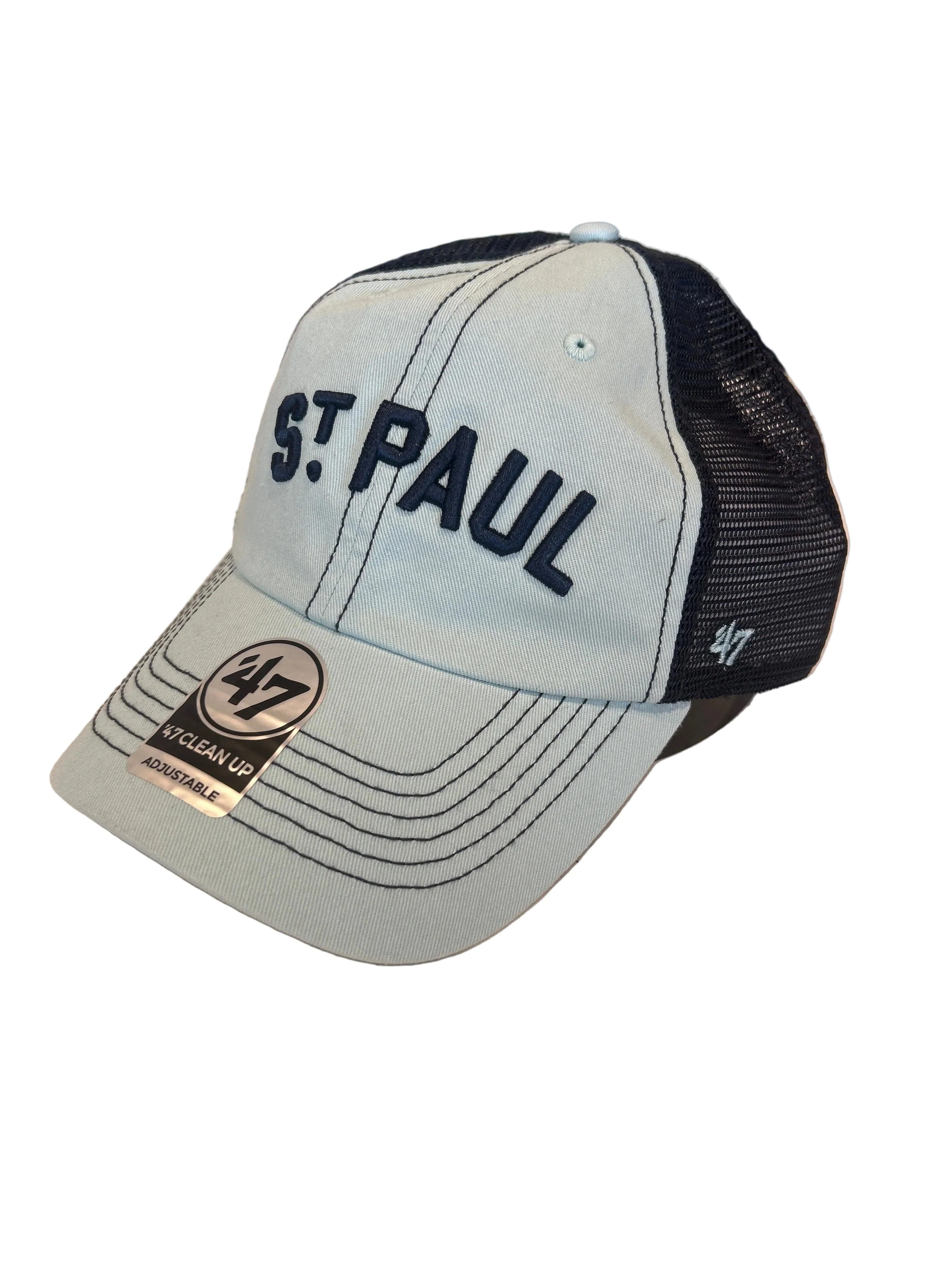 St. Paul Saints 47' Brand Trawler St. Paul Adjustable Cap Light Blue