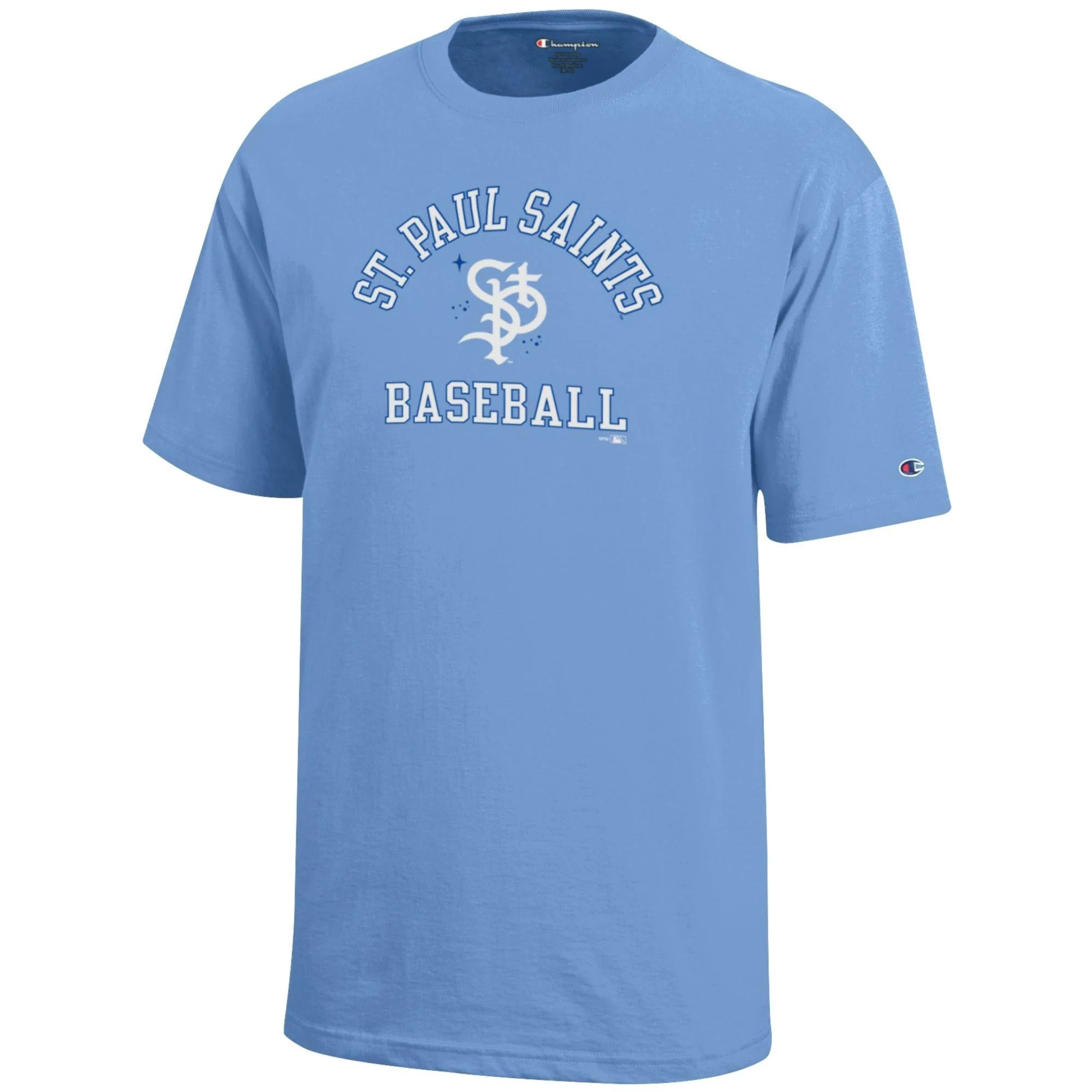 St. Paul Saints Champion Youth Basic Light Blue SS Tee