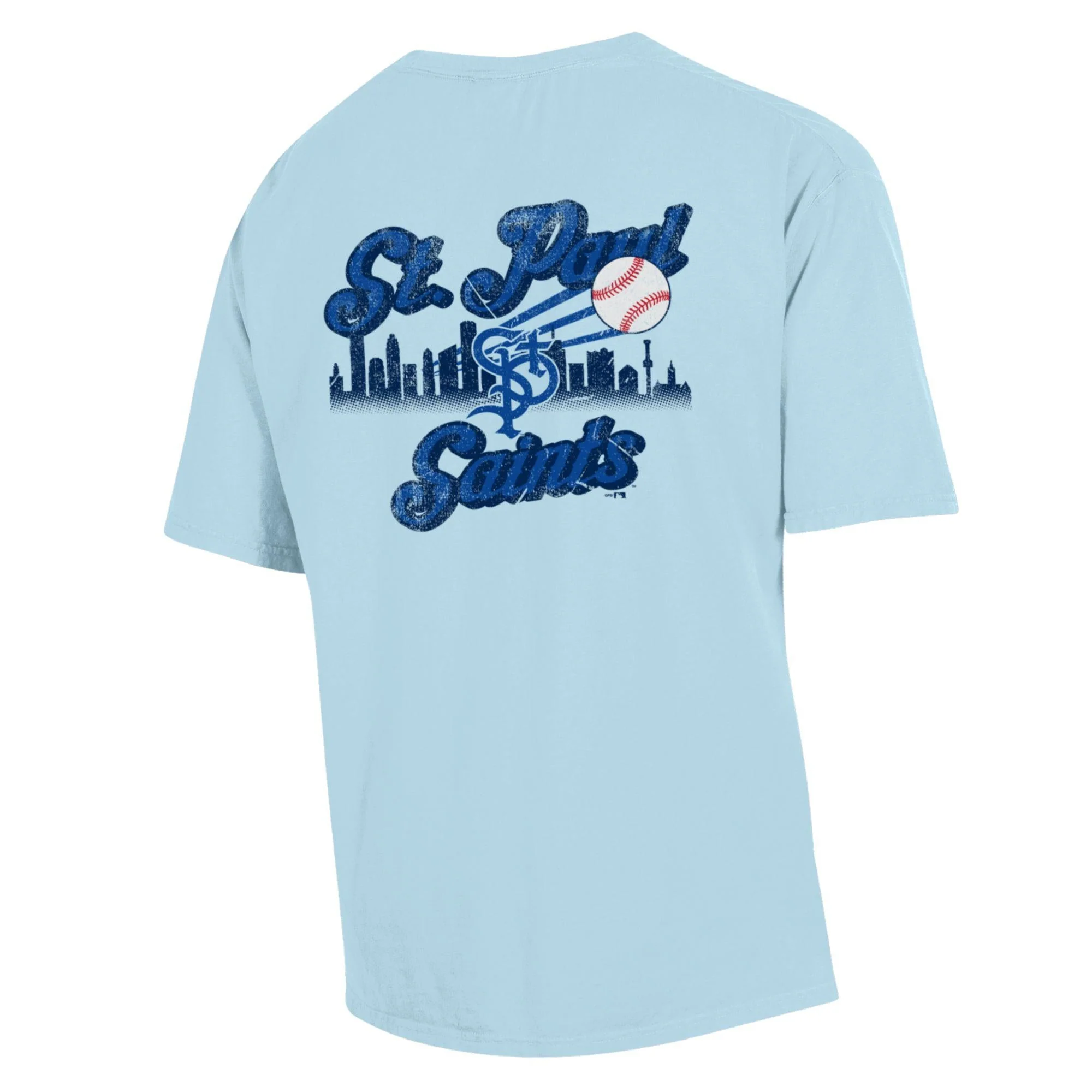 St. Paul Saints Comfort Wash Mens Short Sleeve Pocket Tee - Image 2
