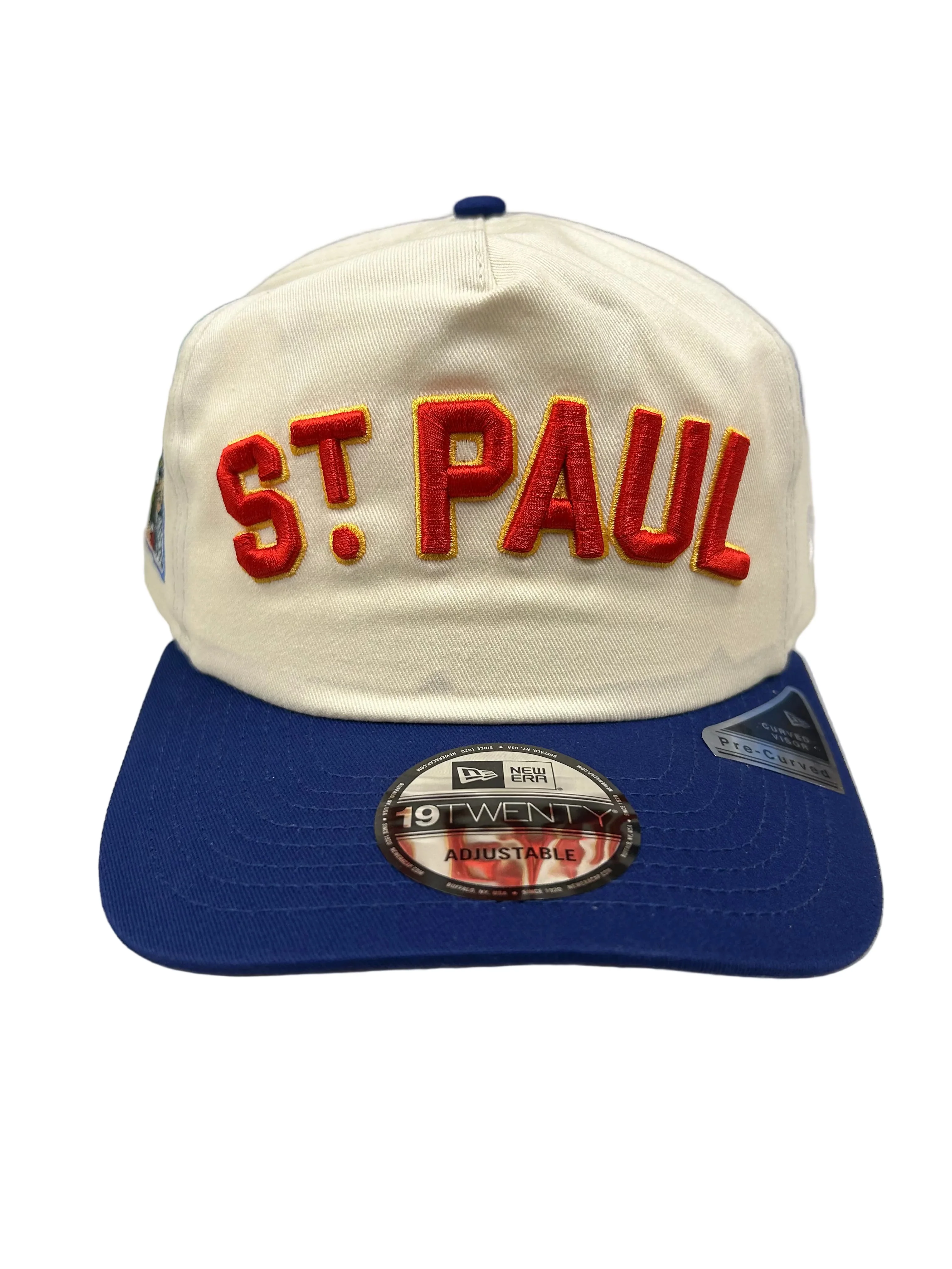 St. Paul Saints New Era Big League Chew Original 19Twenty Adjustable Cream - Image 2