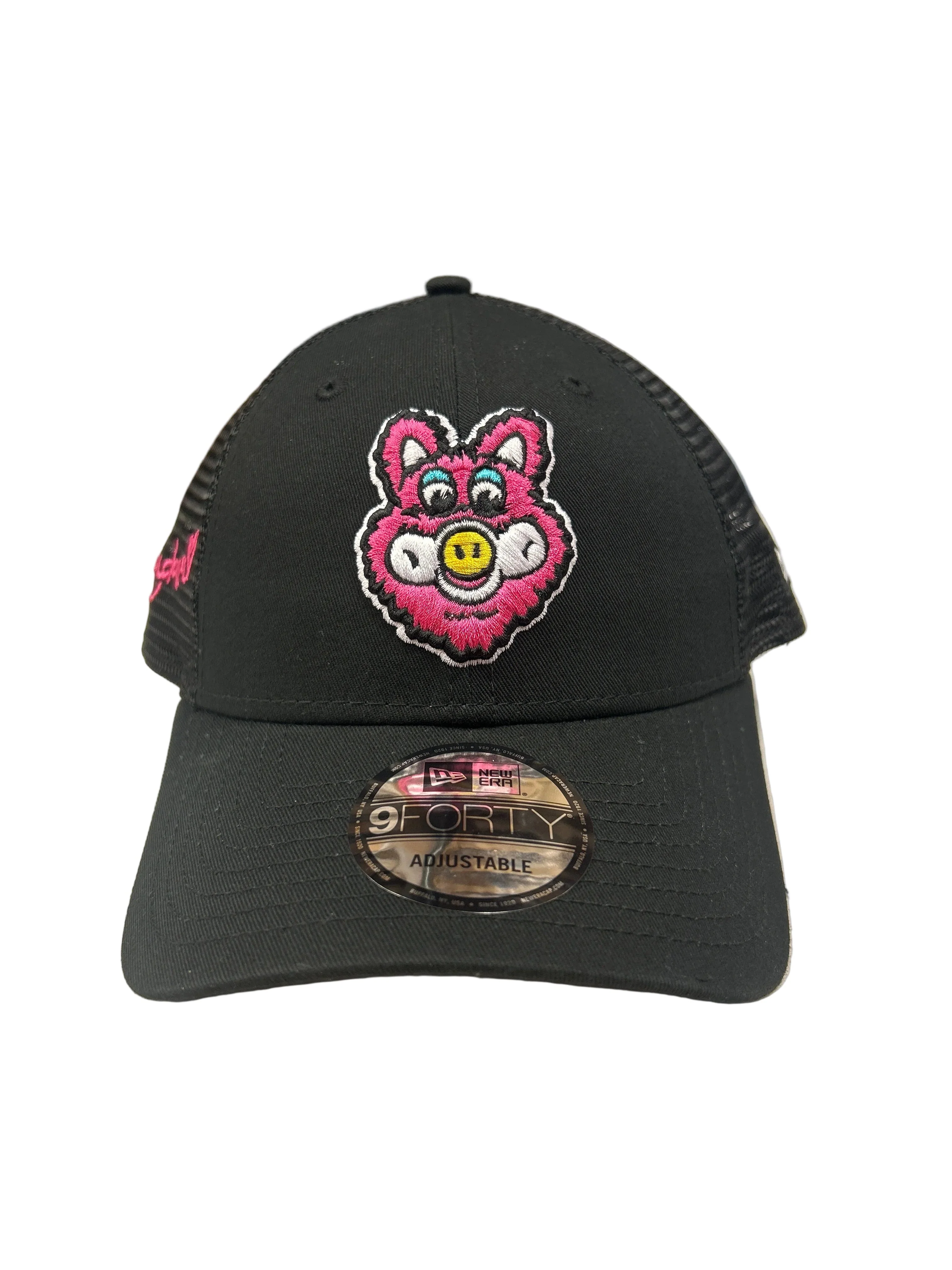 St. Paul Saints New Era Mudonna Head 9 Forty Trucker Adjustable Black - Image 2