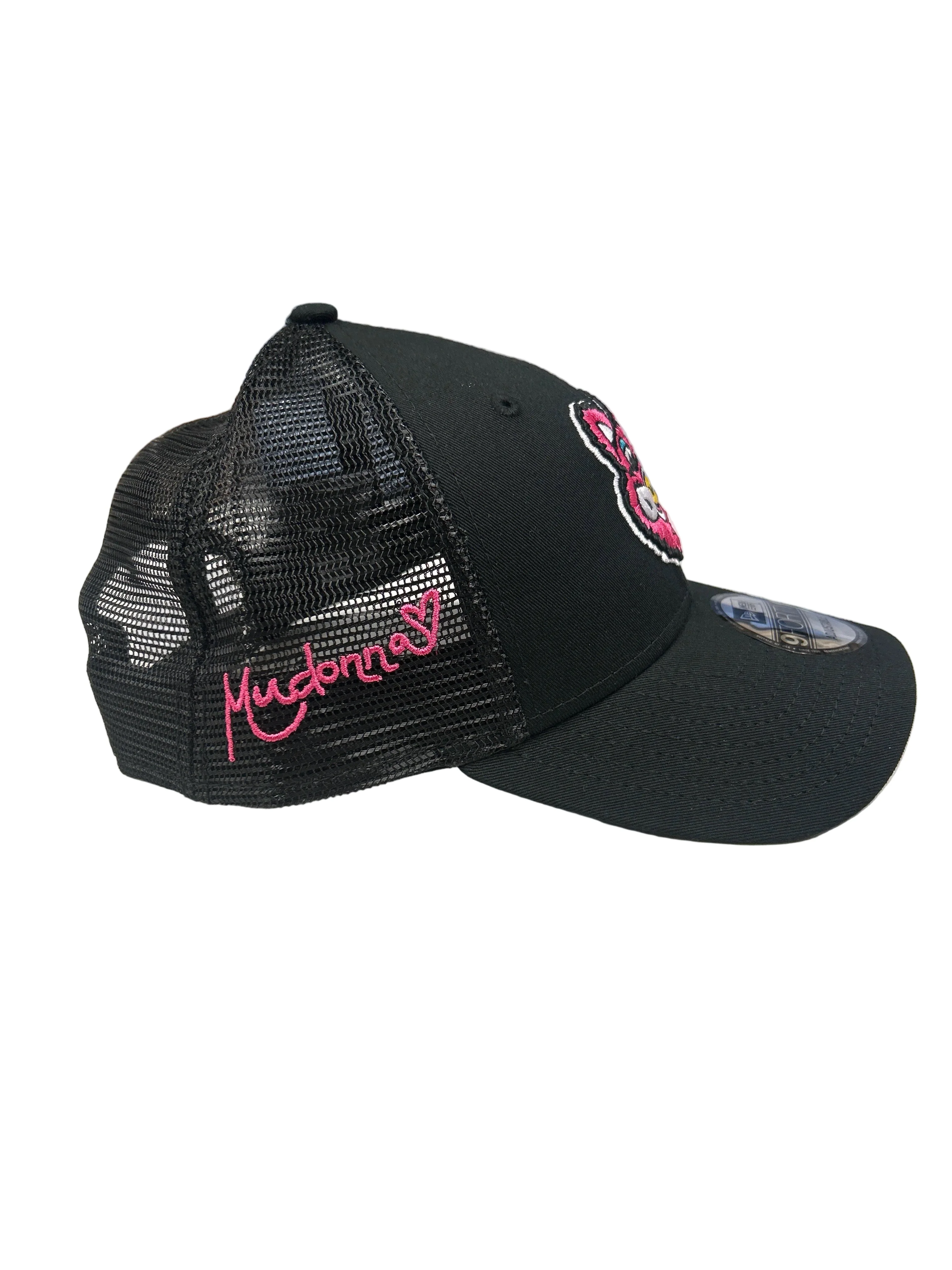 St. Paul Saints New Era Mudonna Head 9 Forty Trucker Adjustable Black - Image 3