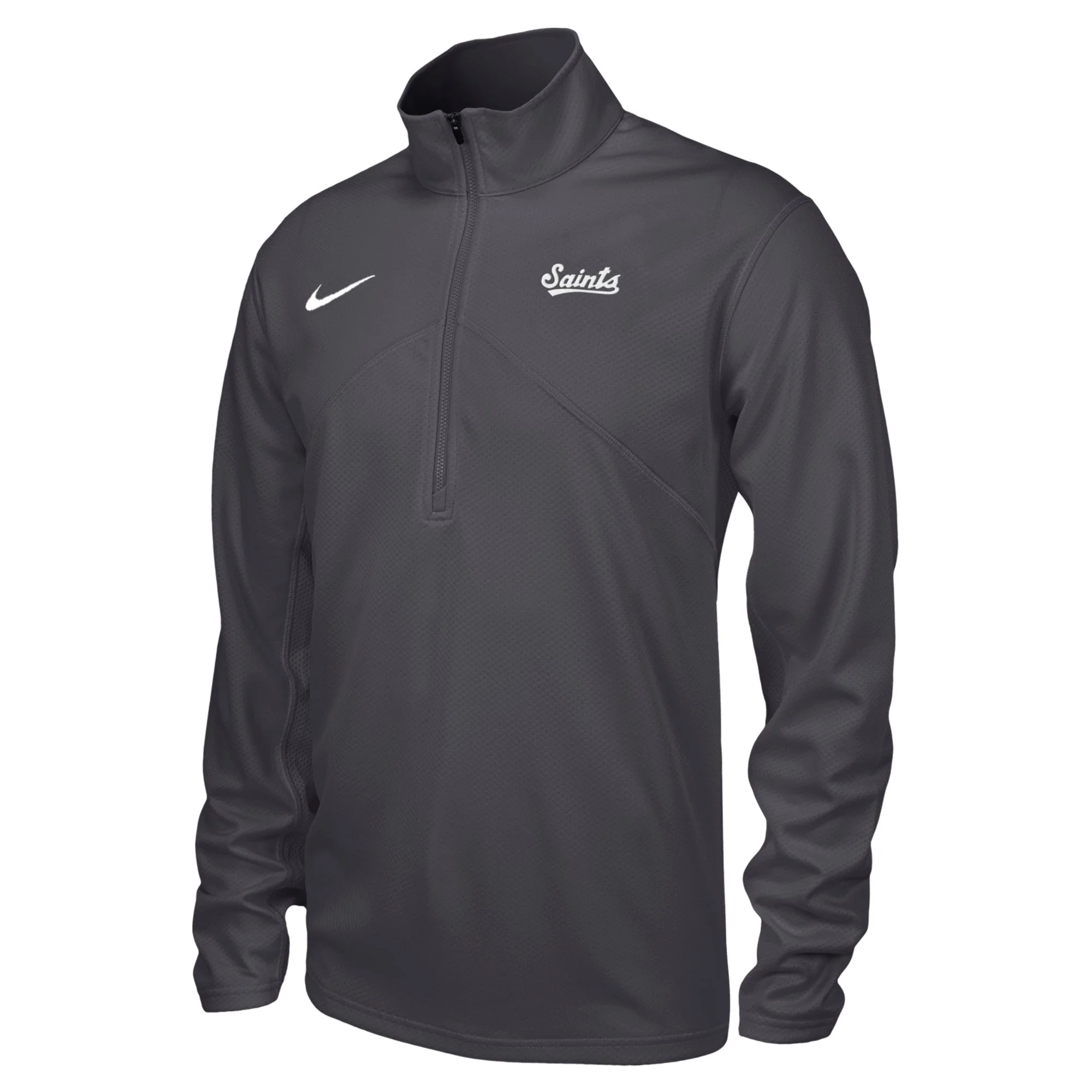 St. Paul Saints Nike Mens Dri Fit Training 1/4 Zip Gray