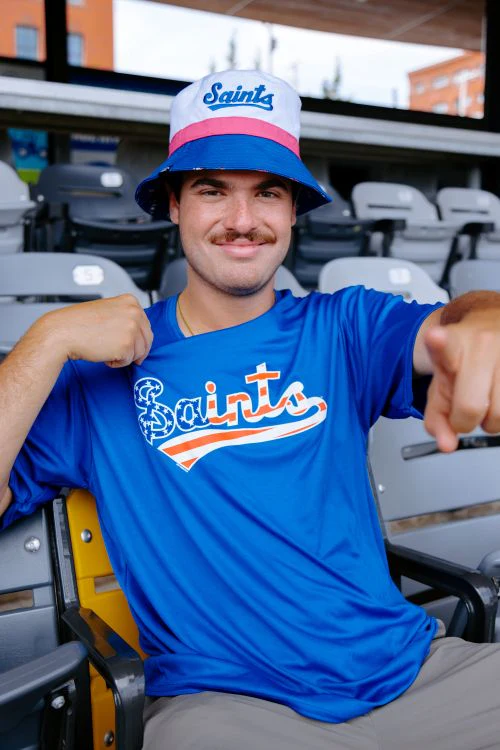 St. Paul Saints Official League Mudonna Reversable Bucket Hat - Image 3