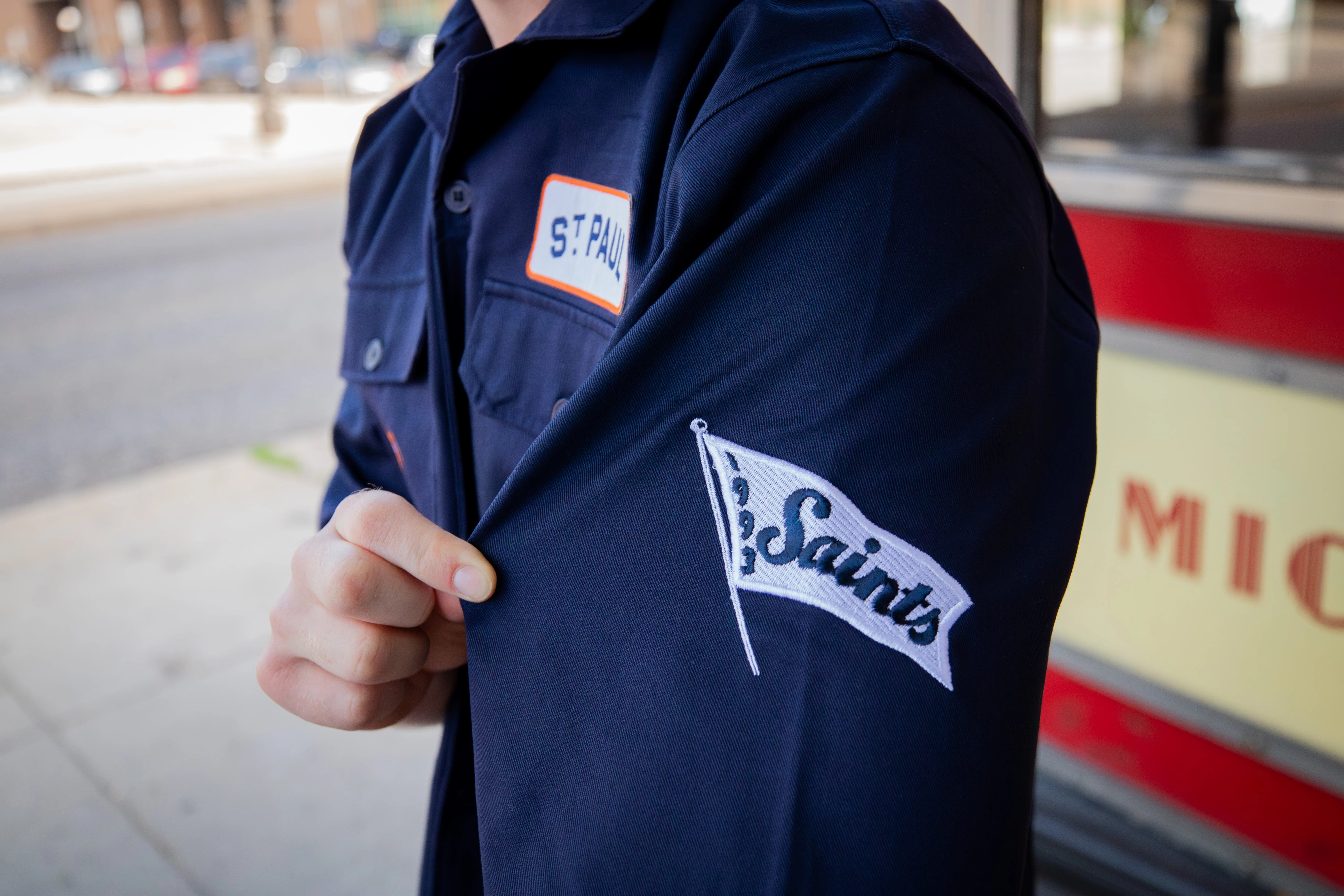 St. Paul Saints Official League Scorebook Collection Work Shirt - Image 4