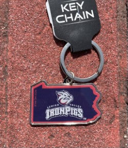 Lehigh Valley IronPigs State Of Pennsylvania Key Chain