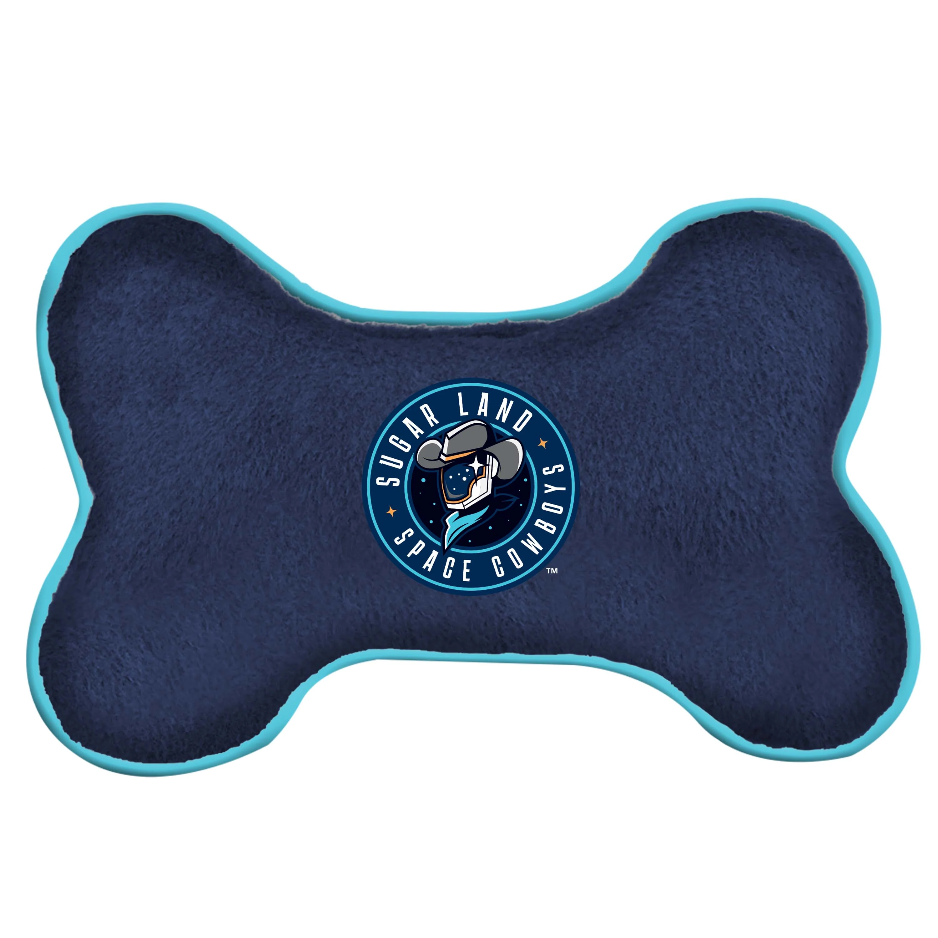 Sugar Land Space Cowboys All Star Dogs Pet Bone Squeak Toy