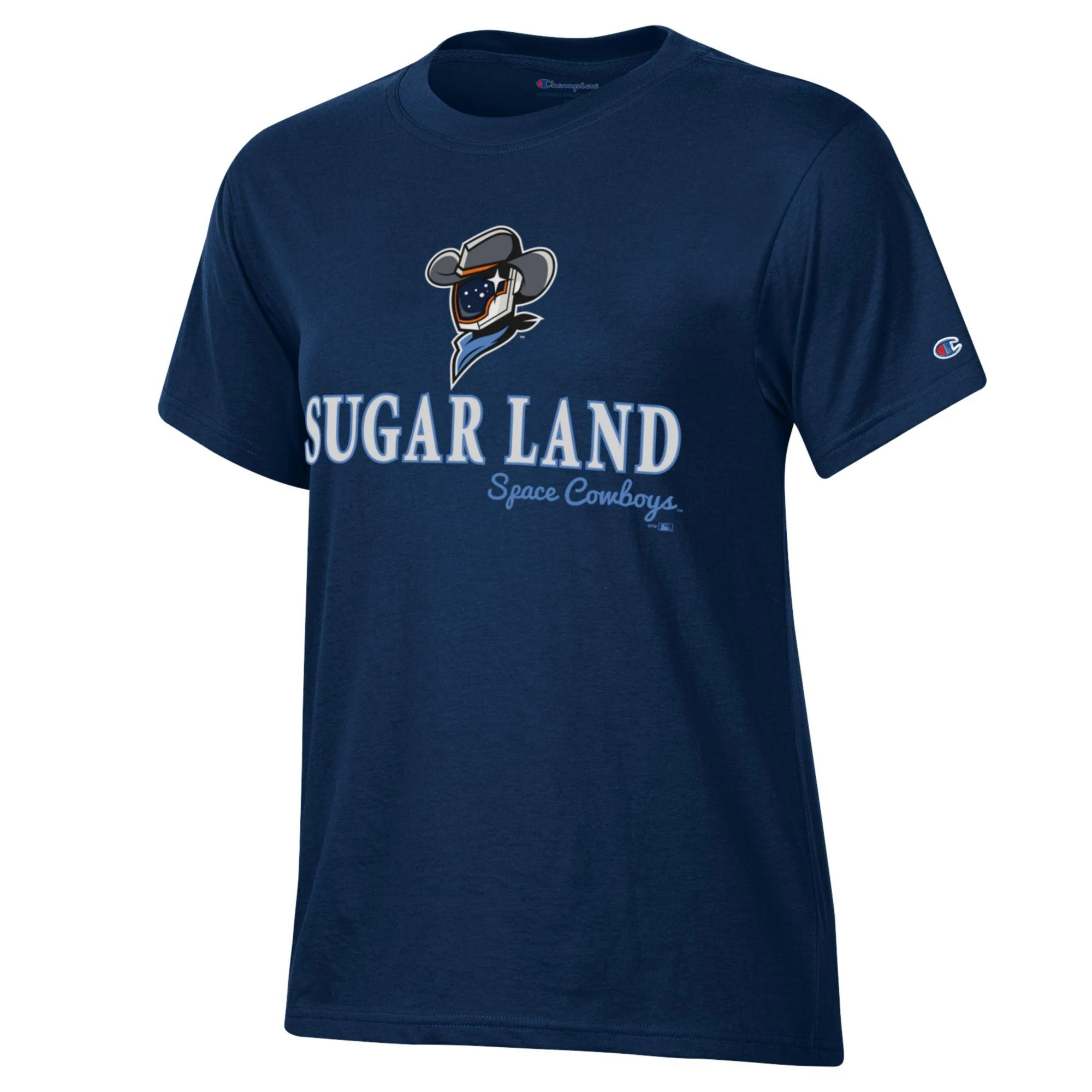 Sugar Land Space Cowboys Champion Women's Tee Sugar Glitter