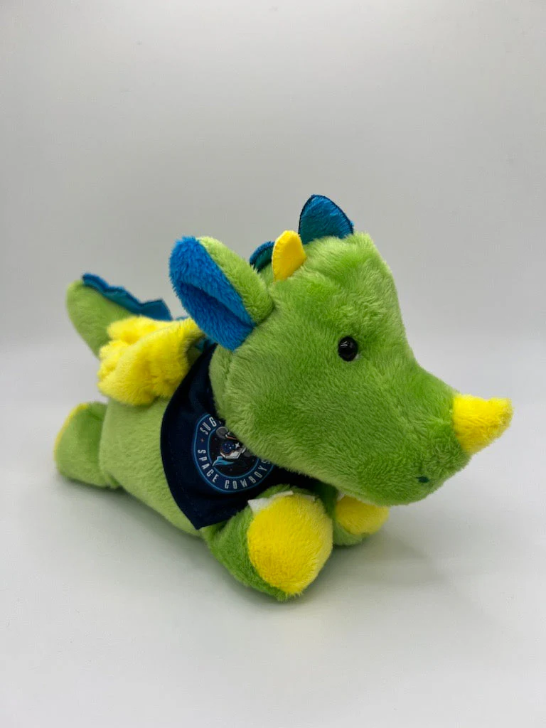 Sugar Land Space Cowboys Mascot Factory Plush Short Stack Dragon
