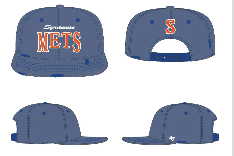 Syracuse Mets '47 Cragged Captain Adj. Cap