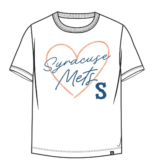 Syracuse Mets '47 Lovestruck Franklin Youth Tee