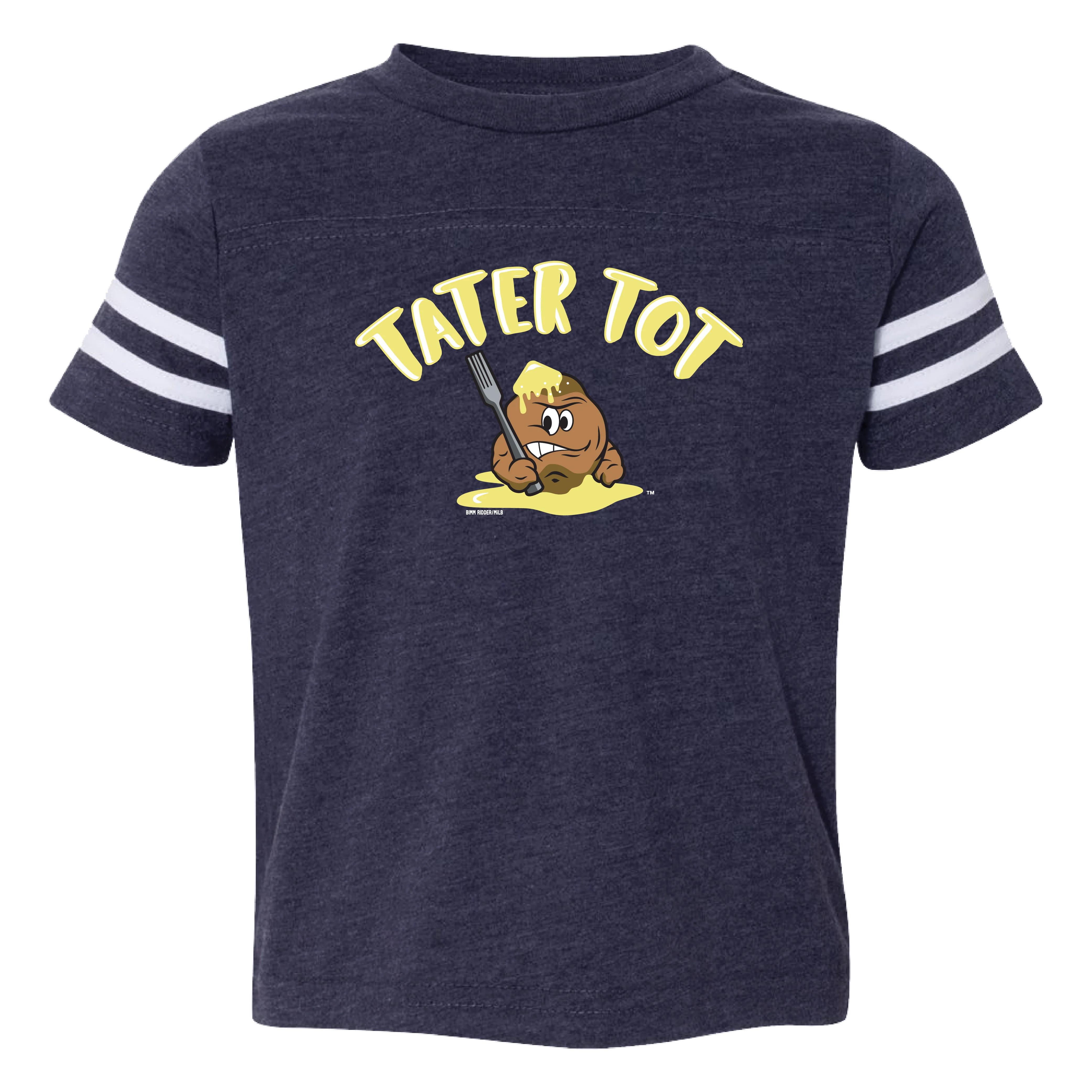 Syracuse Mets BR Navy Sporty Tater Tot Toddler Tee