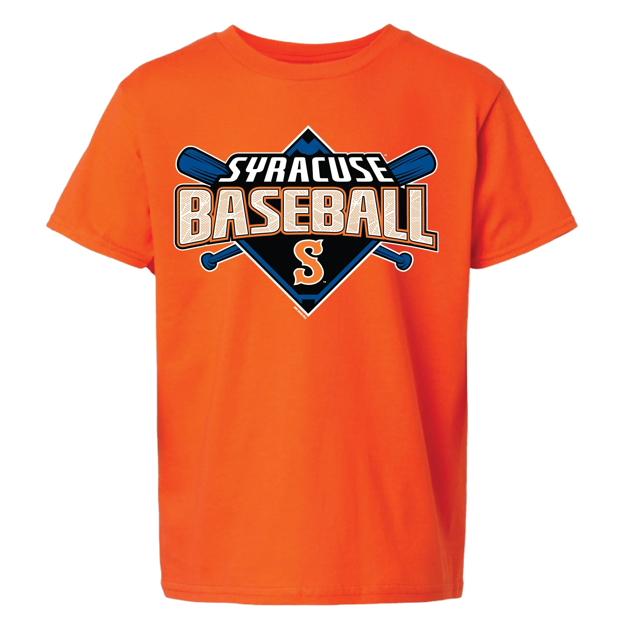 Syracuse Mets BR Orange Baseball Youth Tee