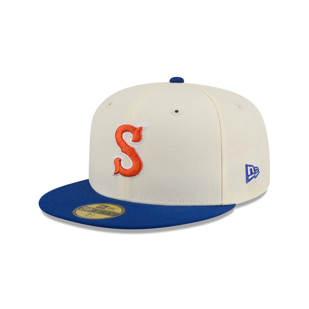 Syracuse Mets New Era 5950 Chrome Cap