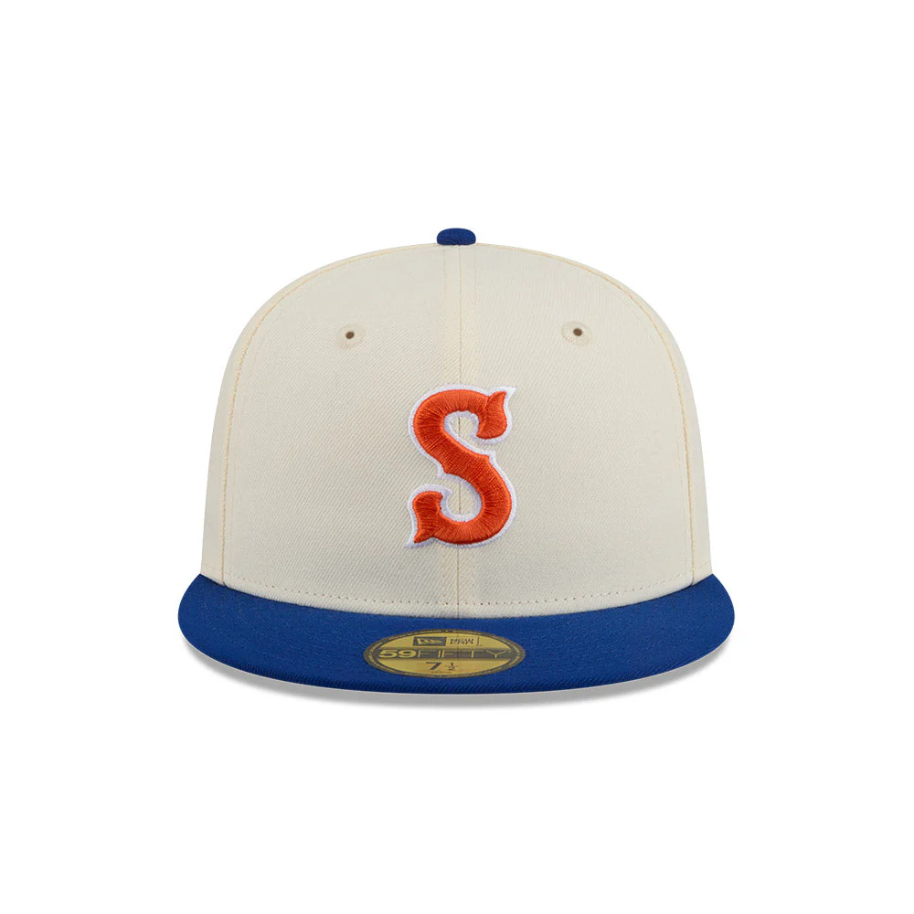Syracuse Mets New Era 5950 Chrome Cap - Image 2