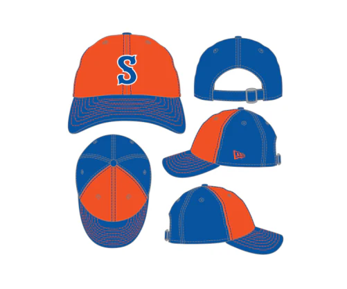 Syracuse Mets New Era Royal/Orange CC Youth Adj. Cap