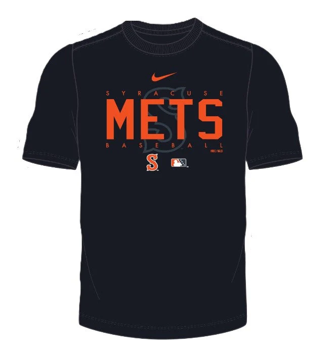 Syracuse Mets Nike Black Tee