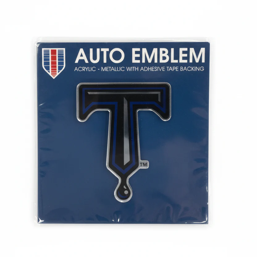 Tulsa Drillers "T" Logo Auto Emblem