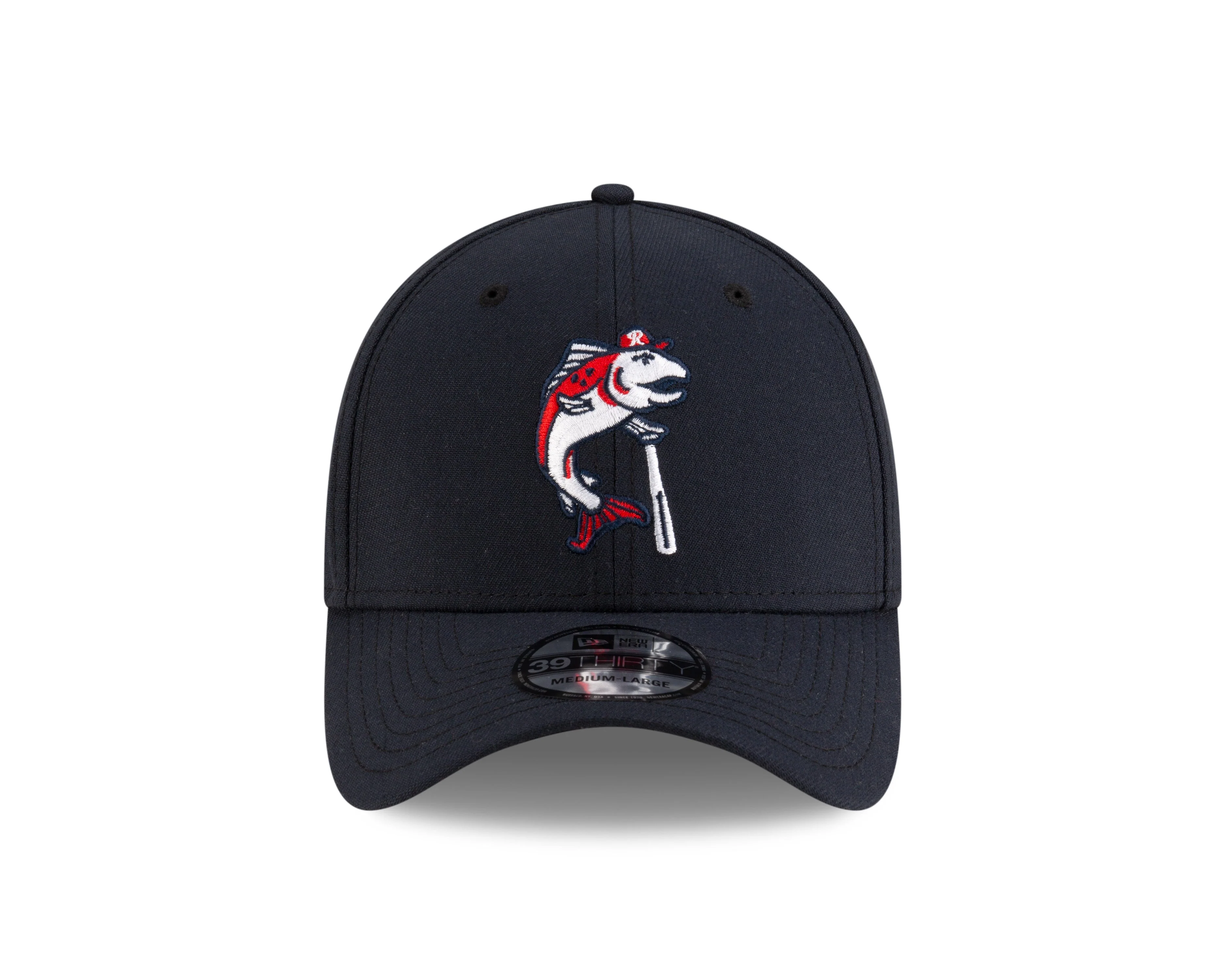 Tacoma Rainiers New Era 39Thirty Navy Slammin' Sam Flex Fit Cap - Image 3