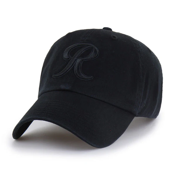 Tacoma Rainiers '47 Brand Black Tonal Clean Up Cap