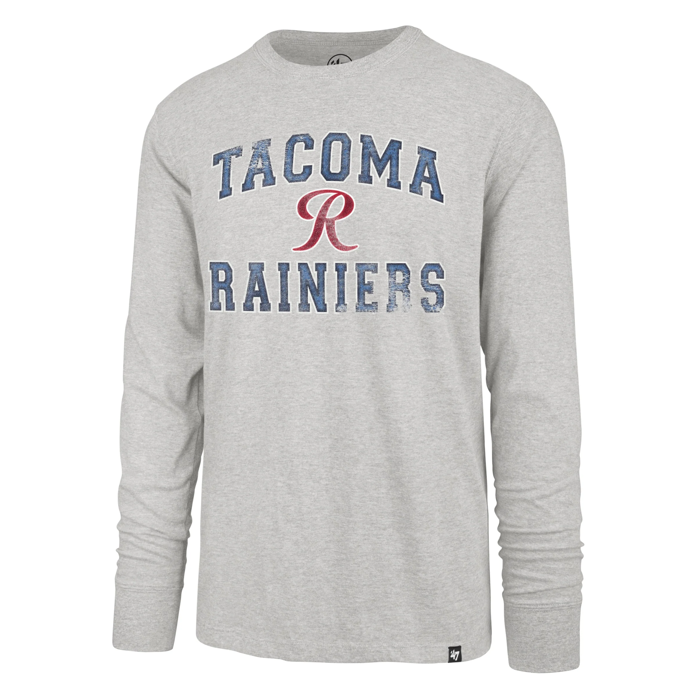 Tacoma Rainiers '47 Brand Gray Union Arch Franklin Long Sleeve Tee