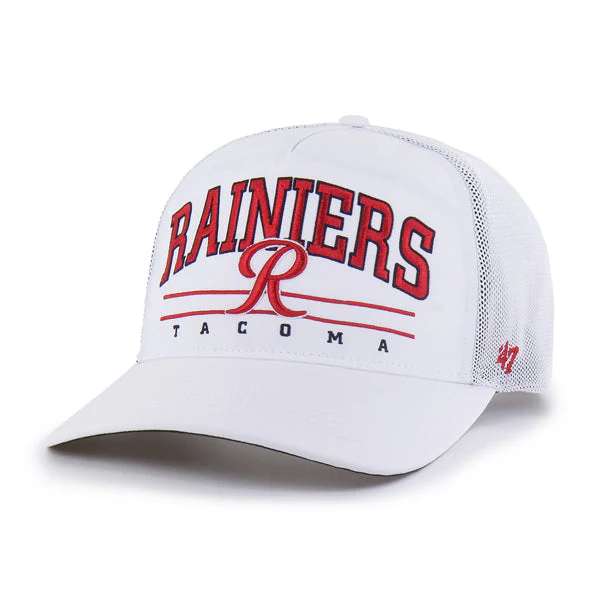 Tacoma Rainiers '47 Brand White Brrr Roscoe Mesh Hitch Cap