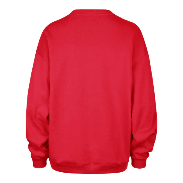 Tacoma Rainiers '47 Brand Women's Red Extra Innings Oversized Crew - Image 2