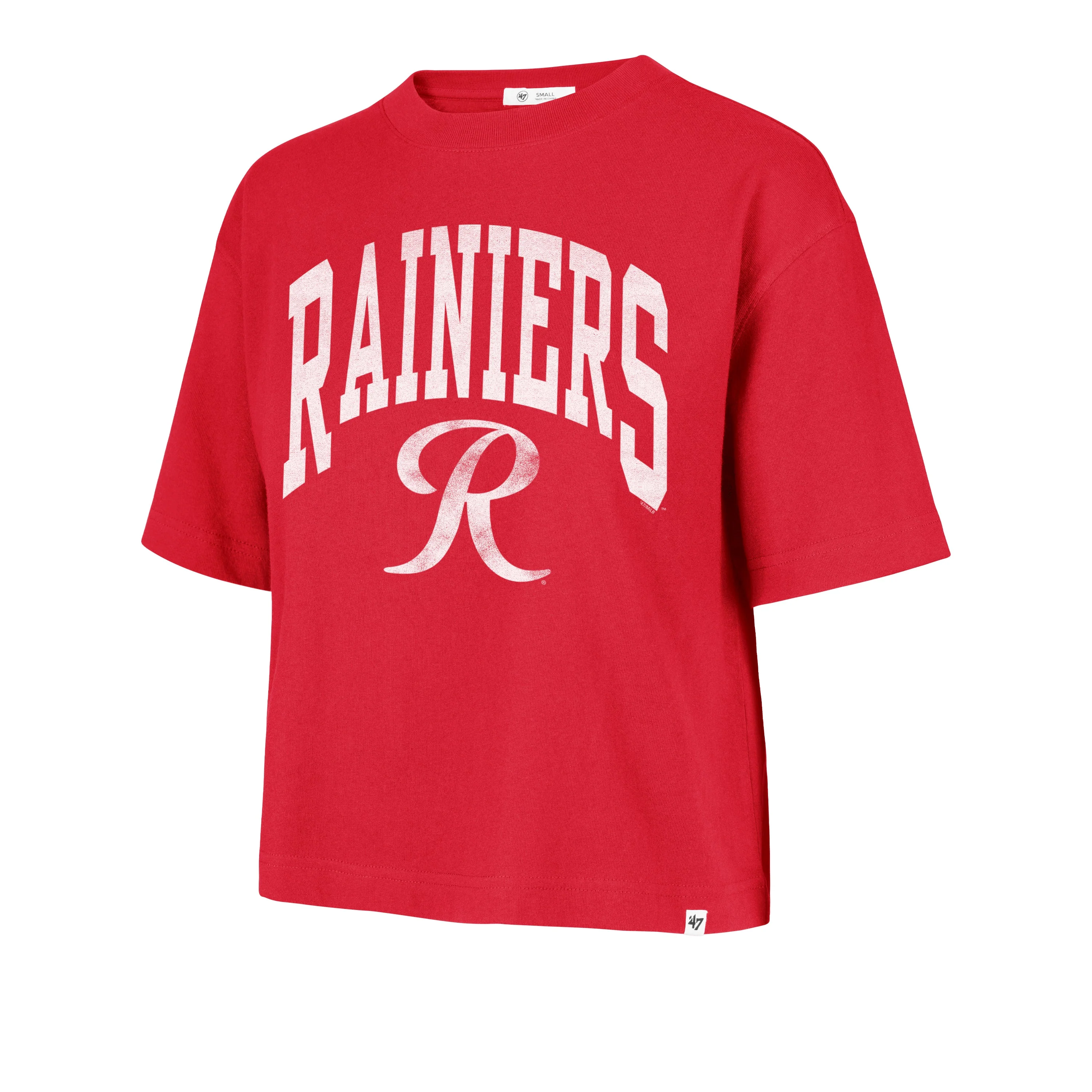 Tacoma Rainiers '47 Brand Women's Red Shale Foundation Crop Tee