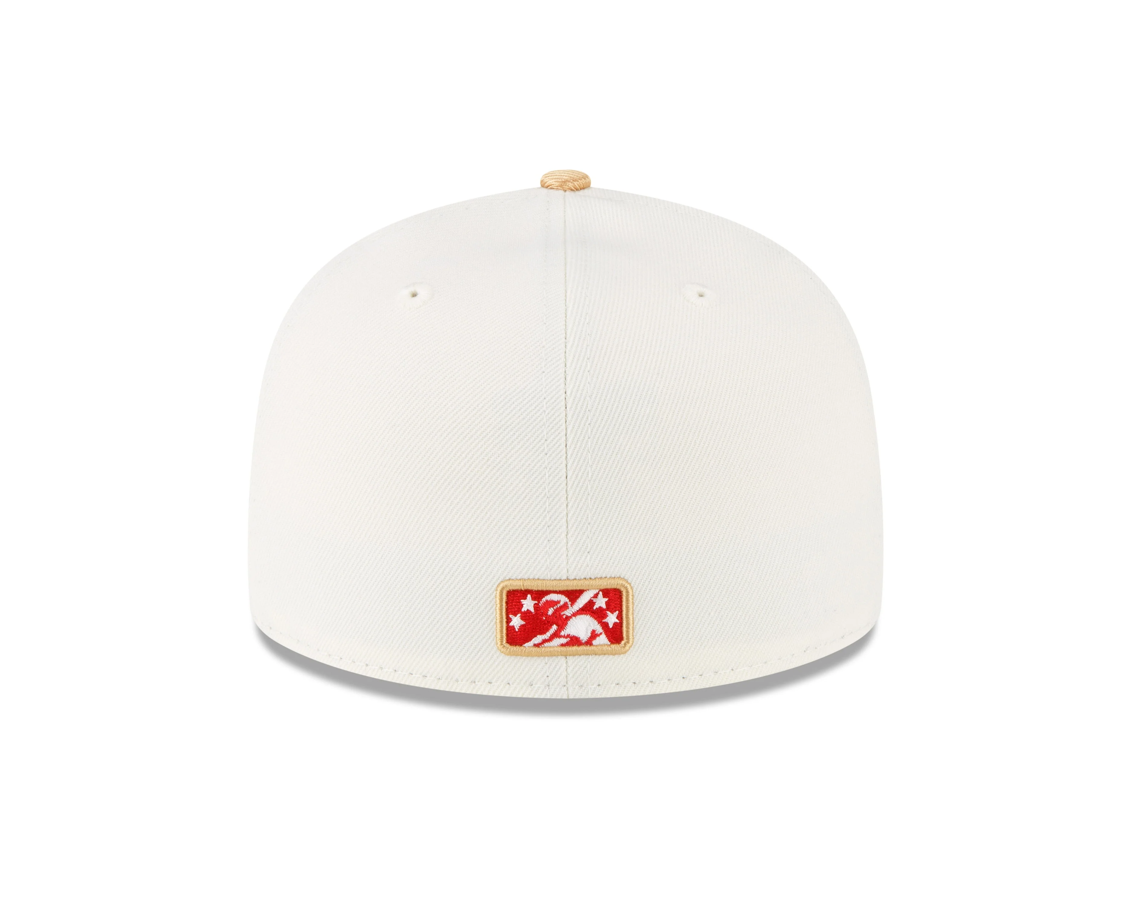 Tacoma Rainiers New Era 59Fifty Chrome Gold Red R Cap - Image 3
