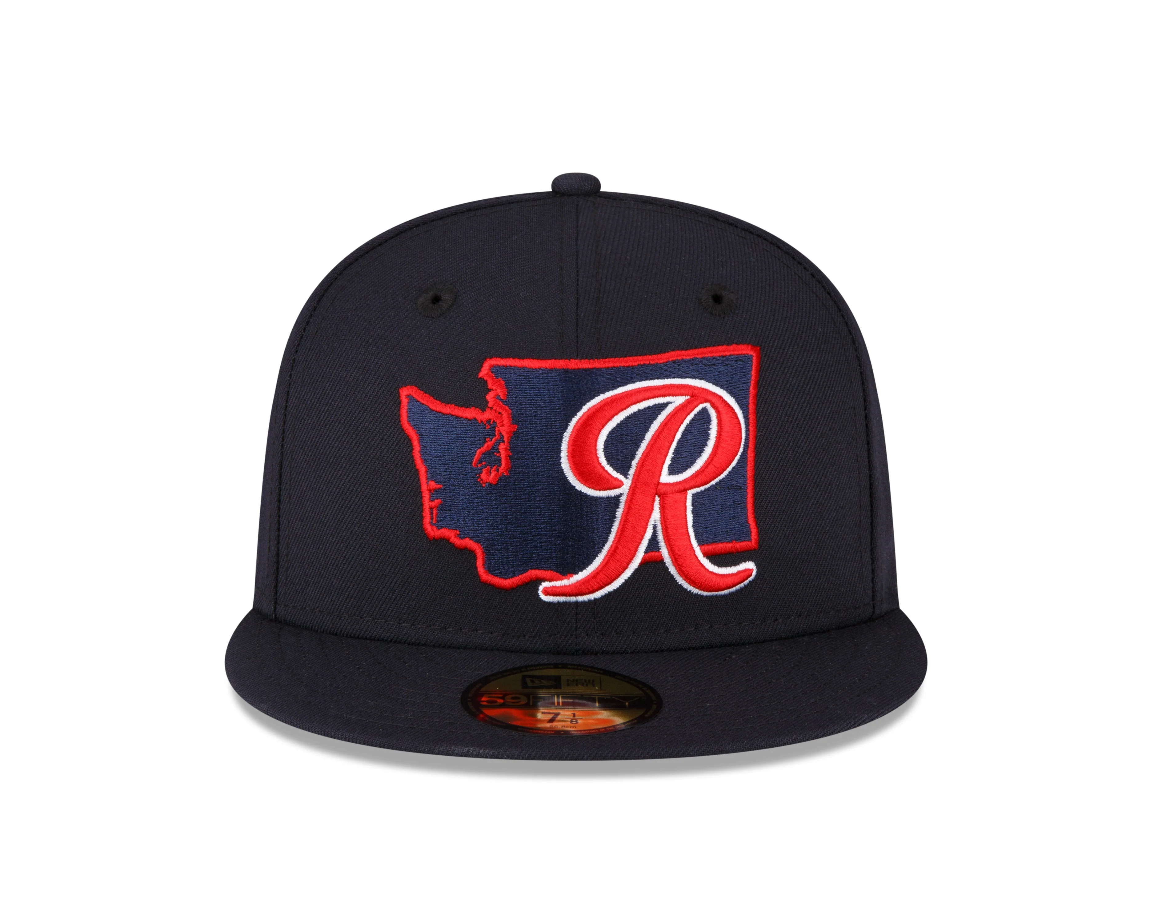 Tacoma Rainiers New Era 59Fifty Navy State Cap - Image 3