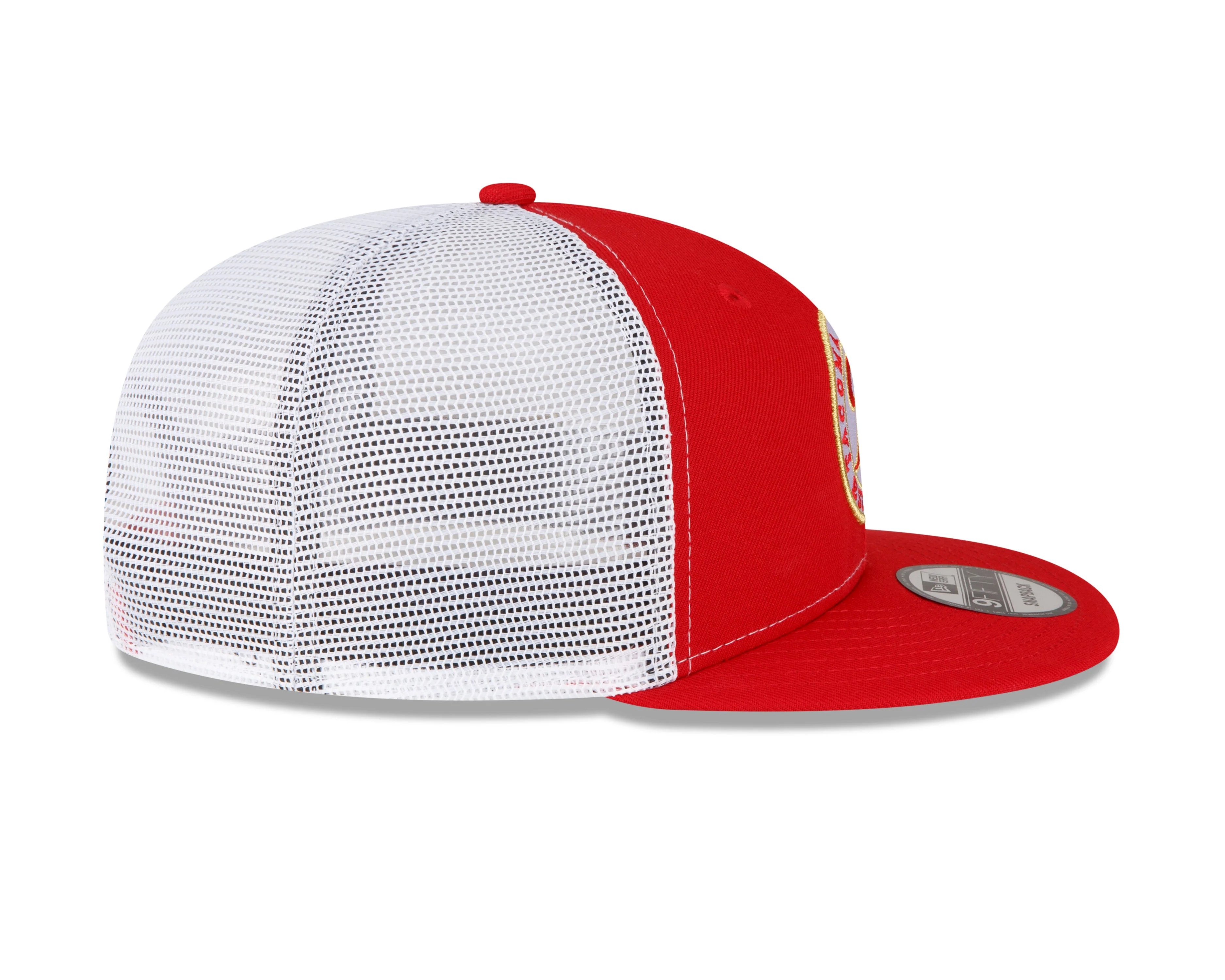 Tacoma Rainiers New Era 9Fifty Red Trucker Mesh Snapback - Image 6