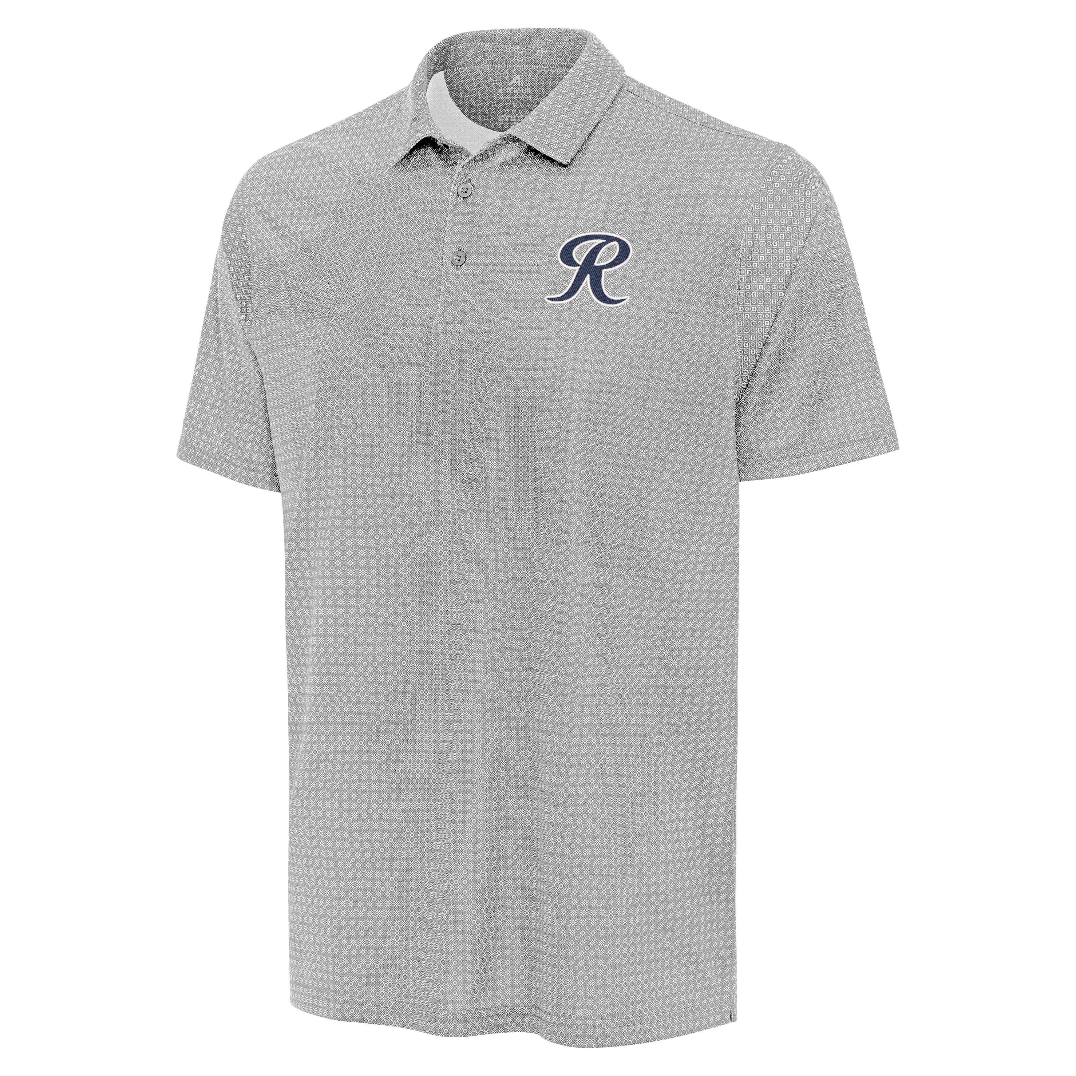 Tacoma Rainiers Antigua Gray Mosaic Polo