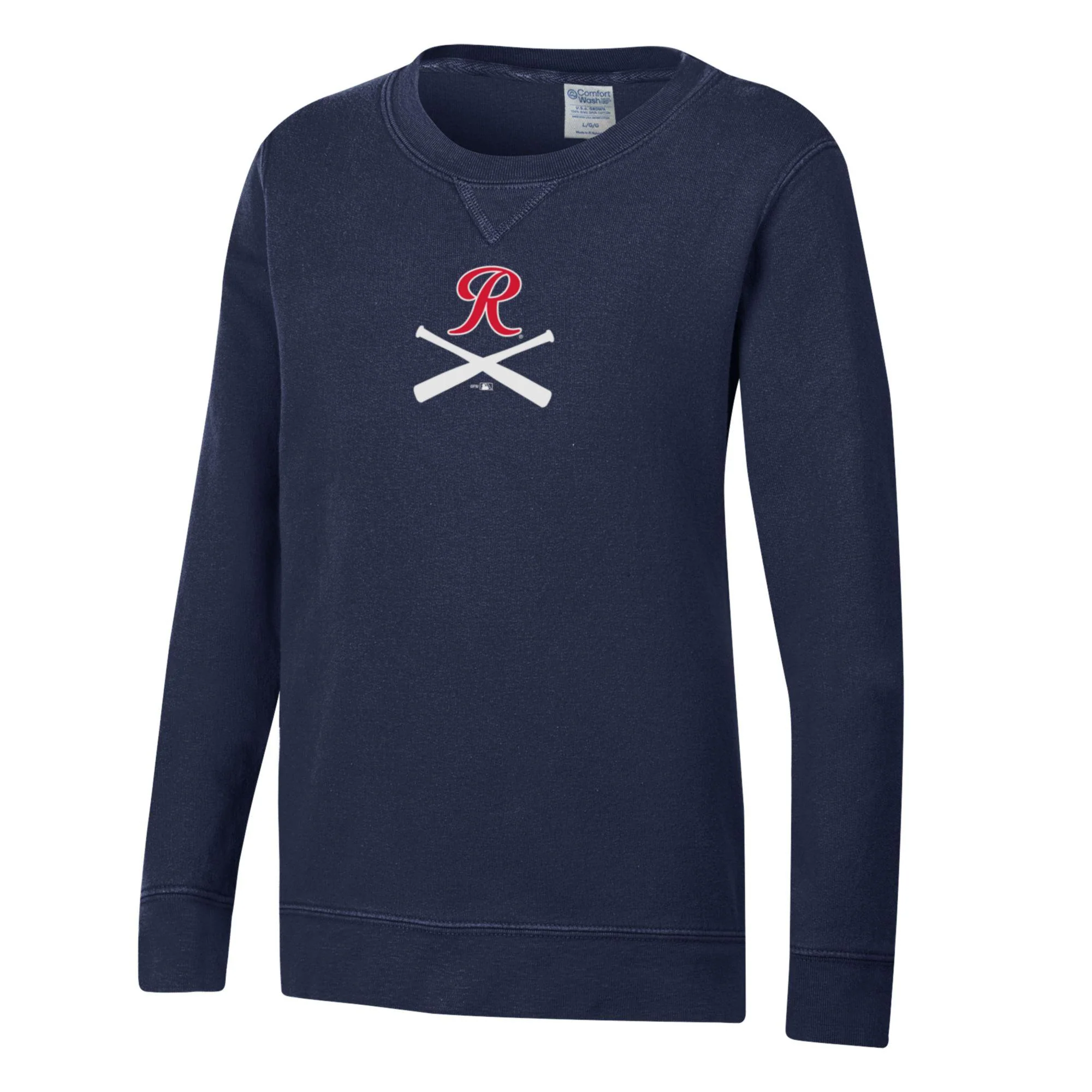 Tacoma Rainiers Comfort Wash Youth Navy Crew